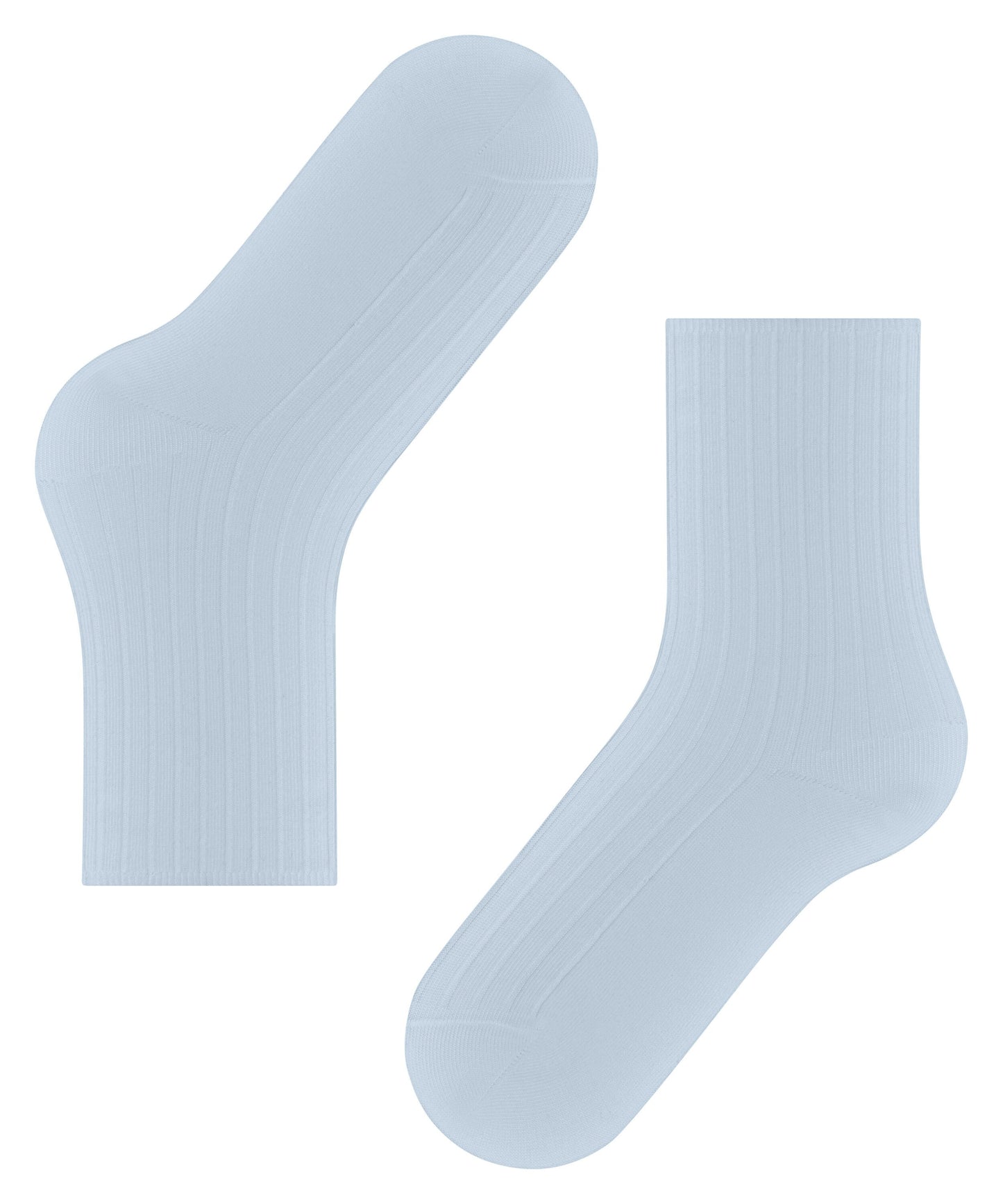 FALKE Cotton Rib Damen (Light Blue)