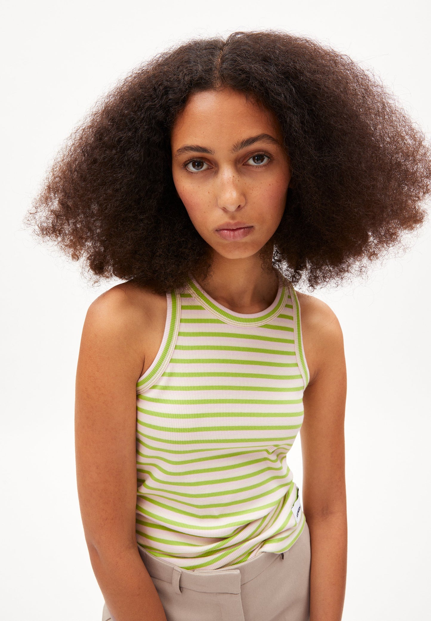 Kanitaa Stripes (Super Lime-pink)