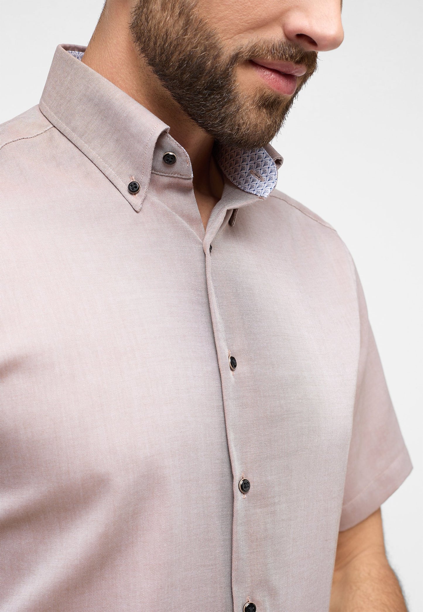 Hemd Oxford Kurzarm (Champagner)