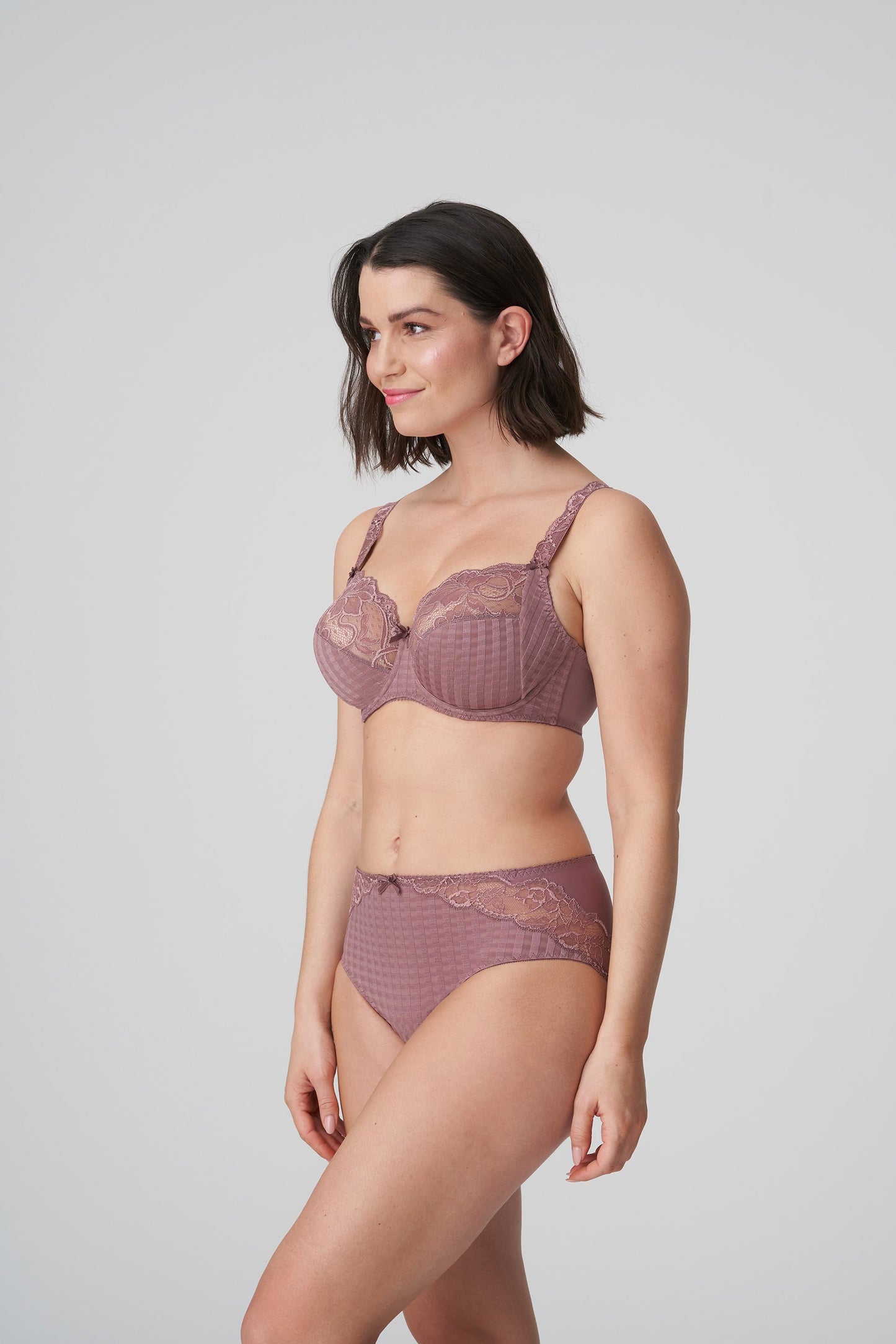 MADISON Satin Taupe Taillenslip (Sat)