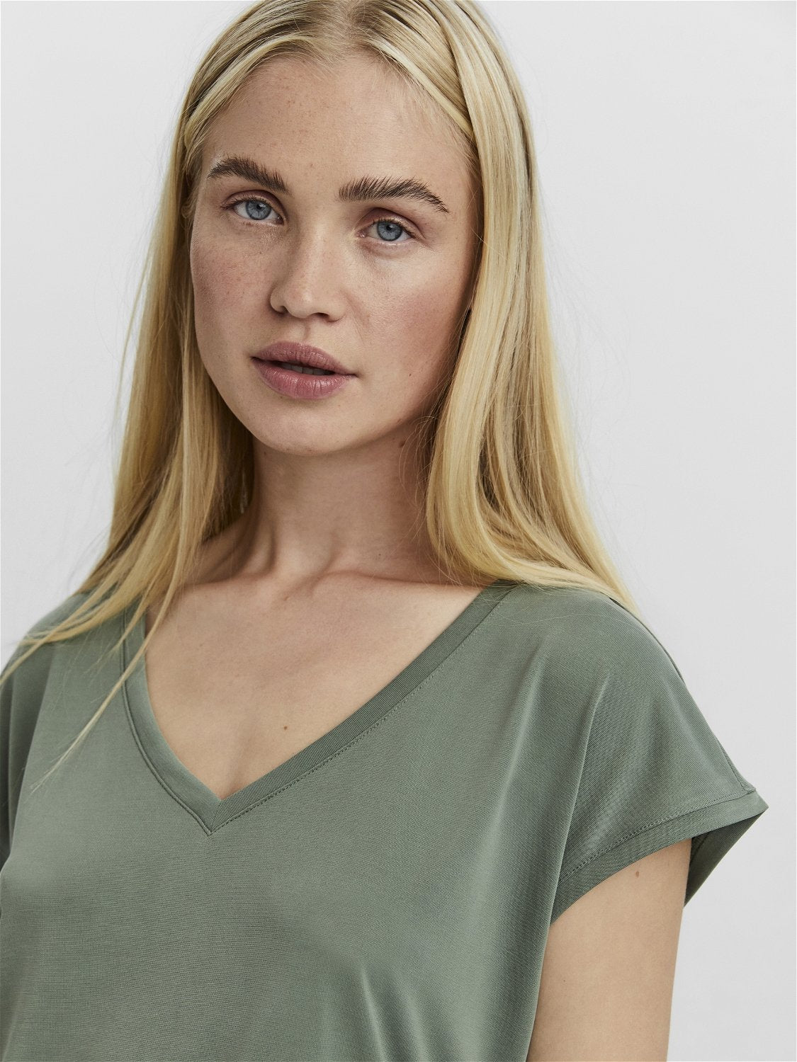 Vmfilli Ss V-neck Tee Ga Noos (Laurel Wreath)