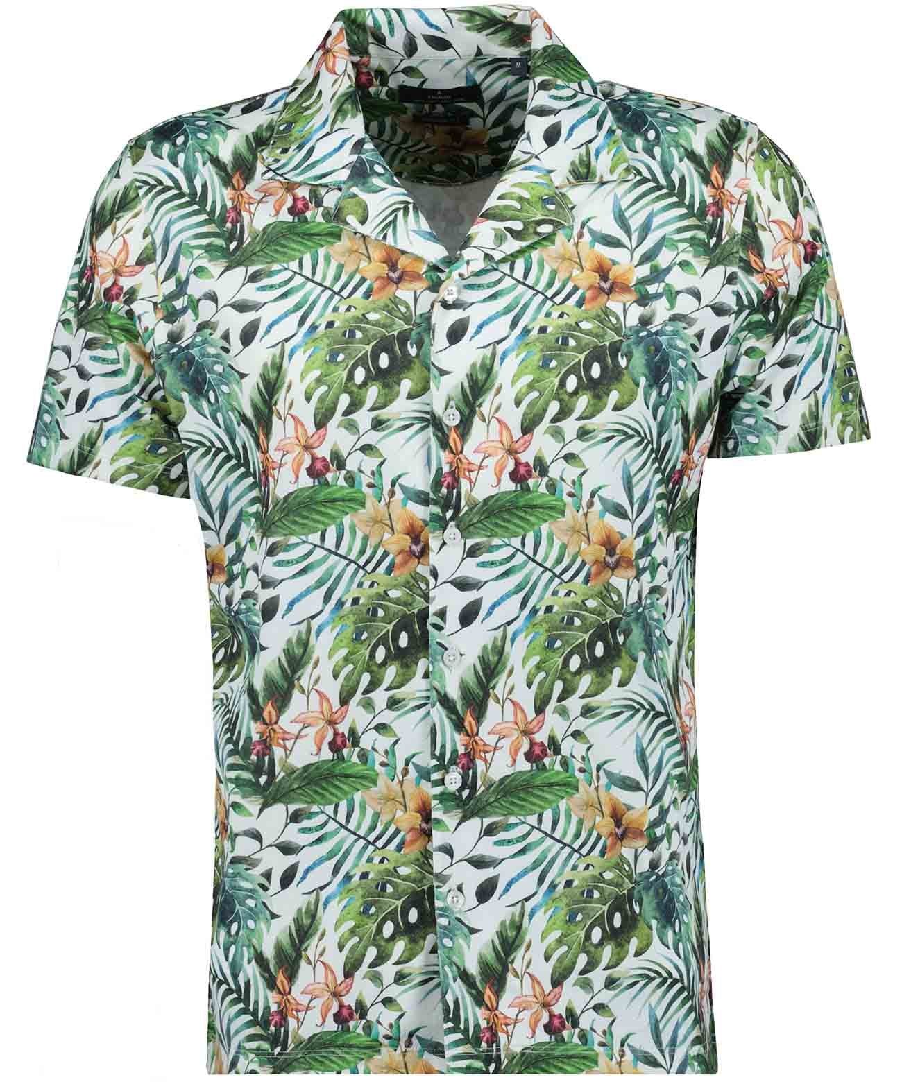 Softknit Jerseyhemd, modern fit (Gemustert)