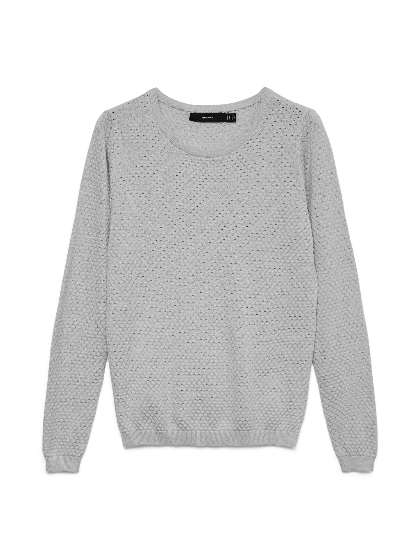 Vmcare Structure Ls O-neck Blou Noos (Light Grey Me)