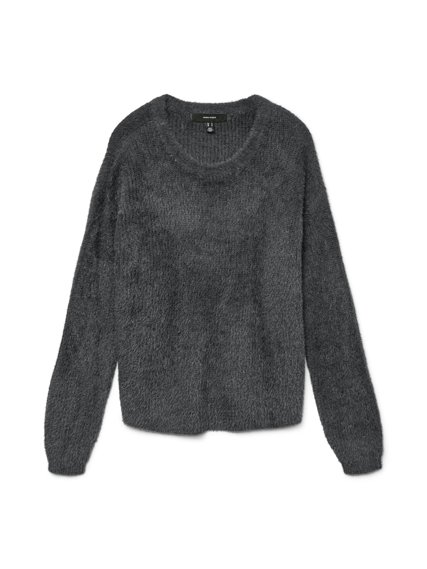 Vmpuff Ls O-neck Pullover Boo (Asphalt)