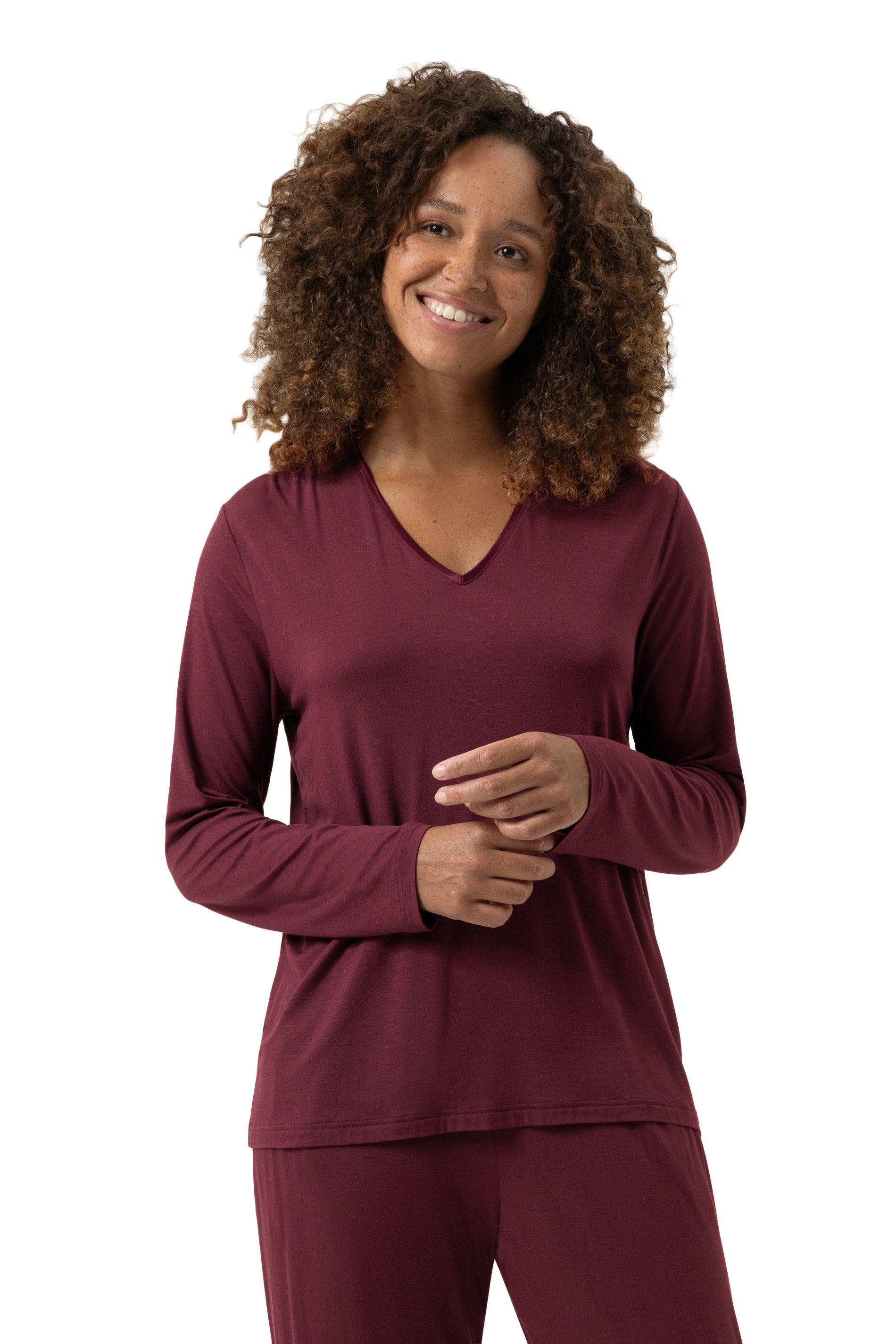 T-Shirt langarm (Boysenberry)