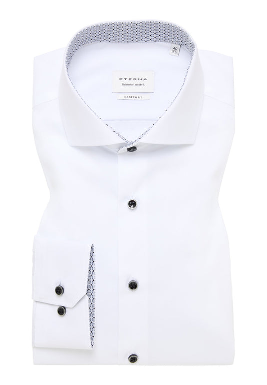 Original Shirt Popeline Langarm (Weiss)