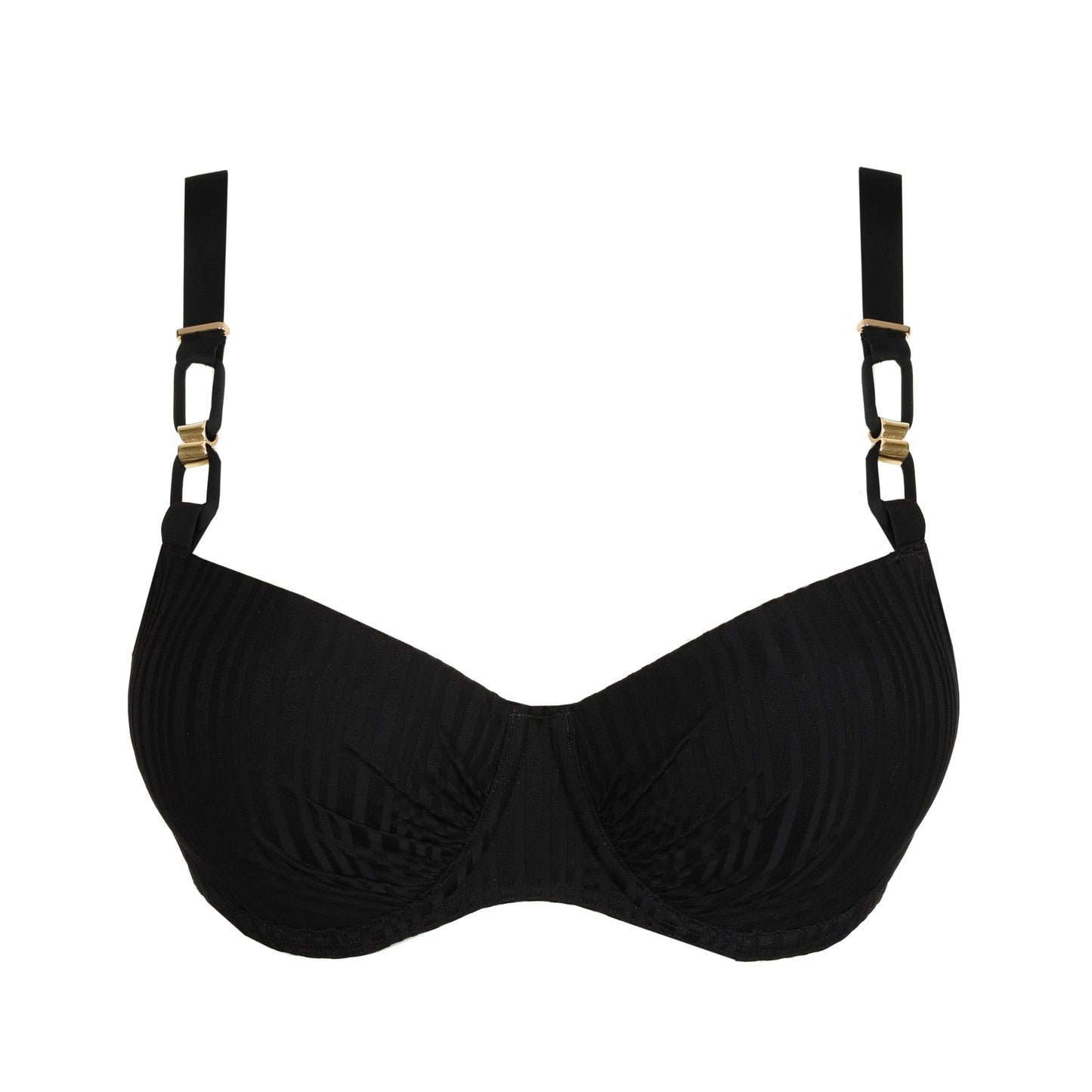 KIRUNA schwarz Unterlegter Bikini Balconette (Zwa)