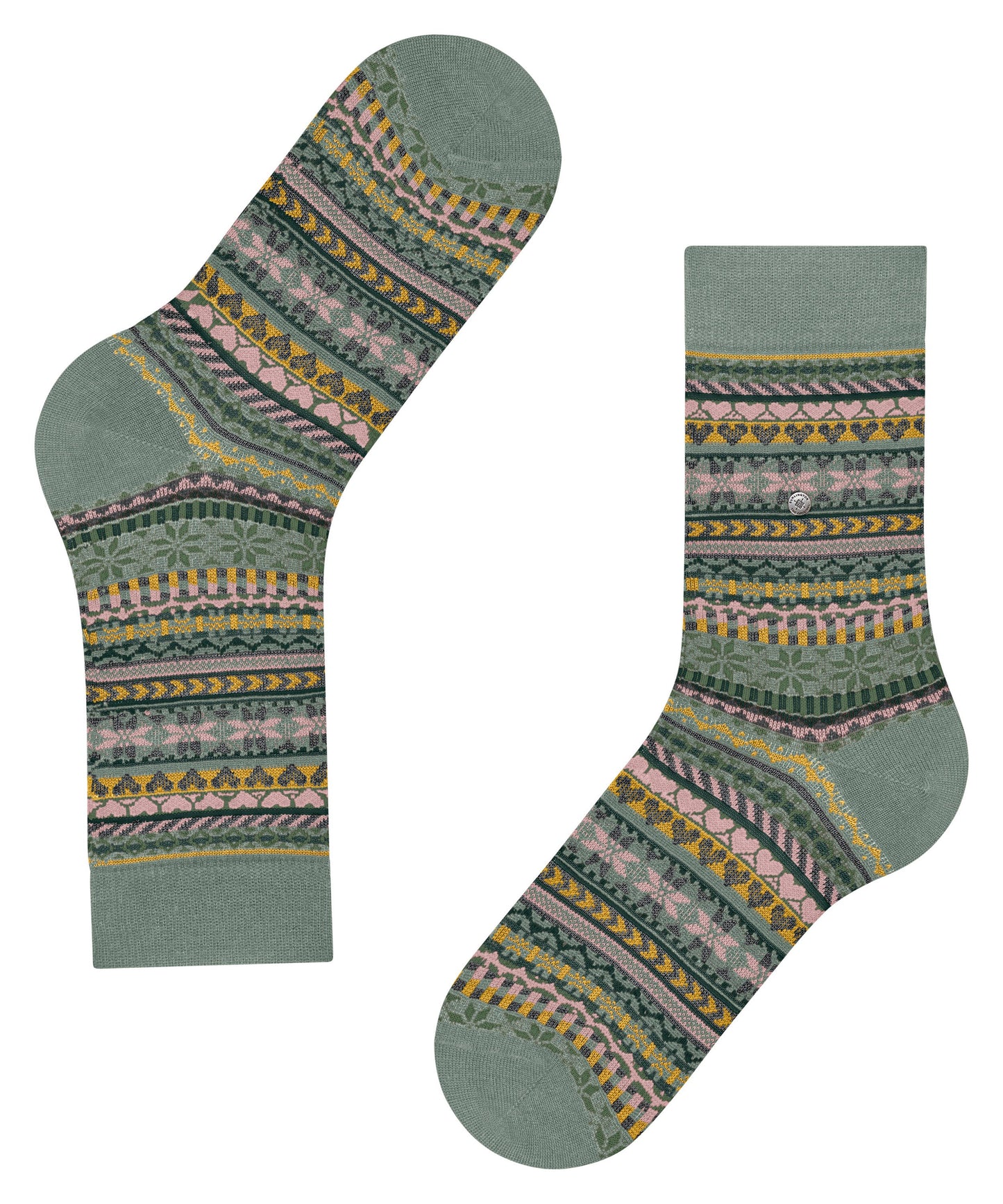 Burlington Fair Isle Delight Damen (Sage)