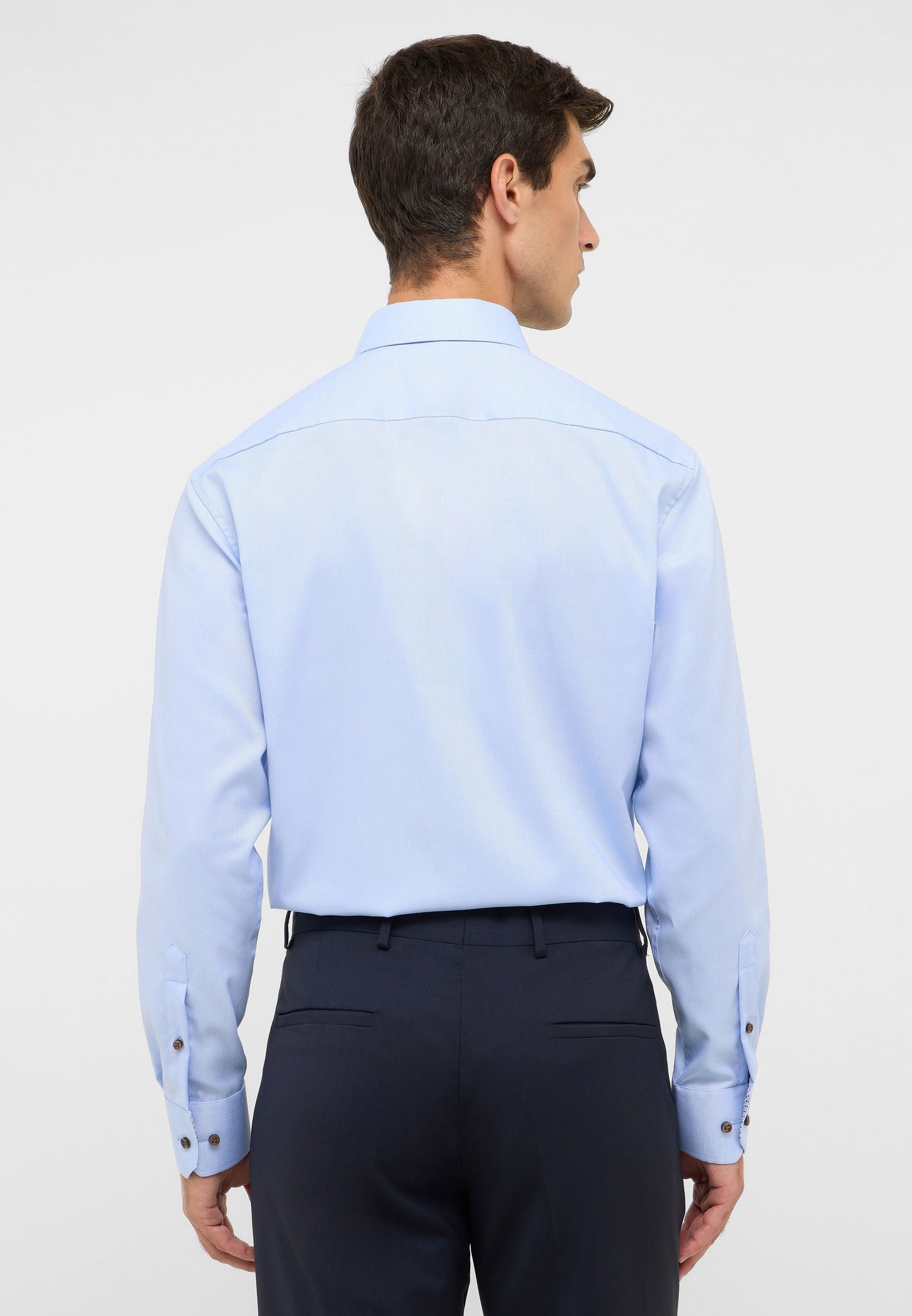 Hemd Natté verkürzter Arm (59 cm) (Mittelblau)