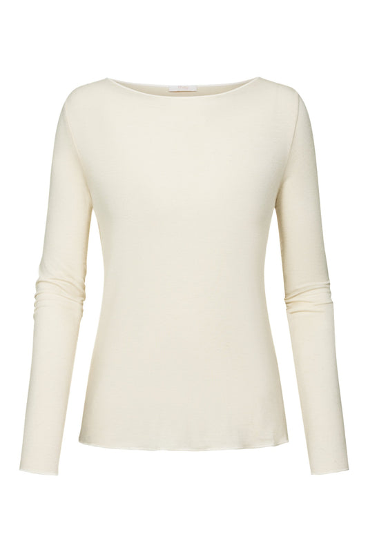 T-Shirt langarm (Almond Milk)