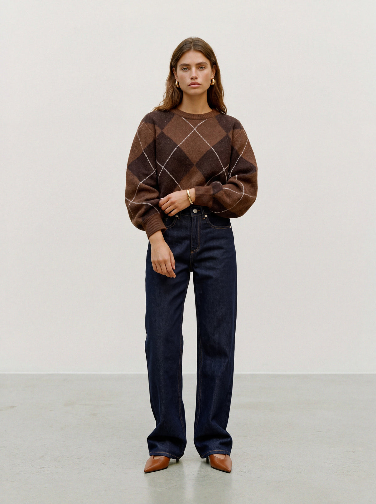 Vmdarla Ls O-neck Pullover Lcs (Cocoa Brow)