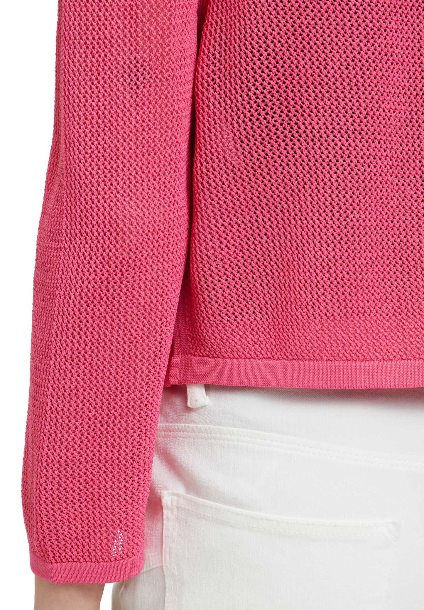 Sommer-Strickjacke (Pink Flambé)