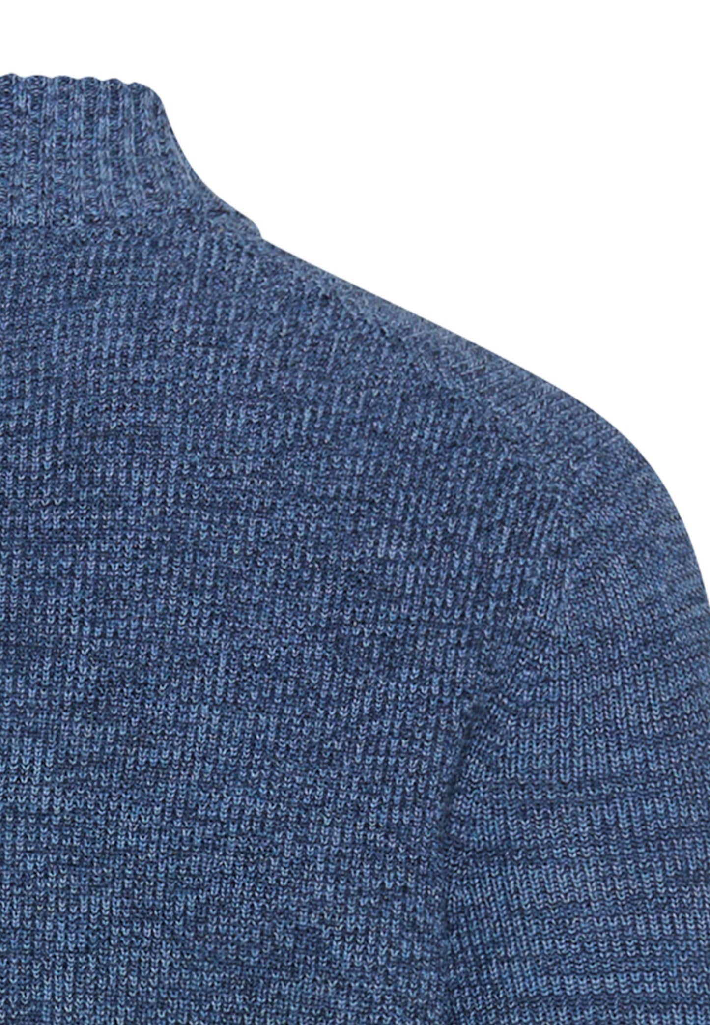 Kernige Strickjacke aus Baumwollgemisch (Tinted Blue)