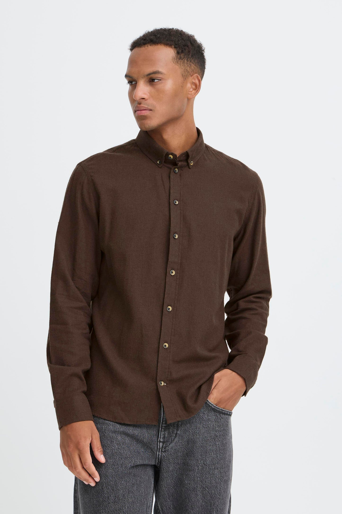 Bhburley Shirt Noos (Slate Black)