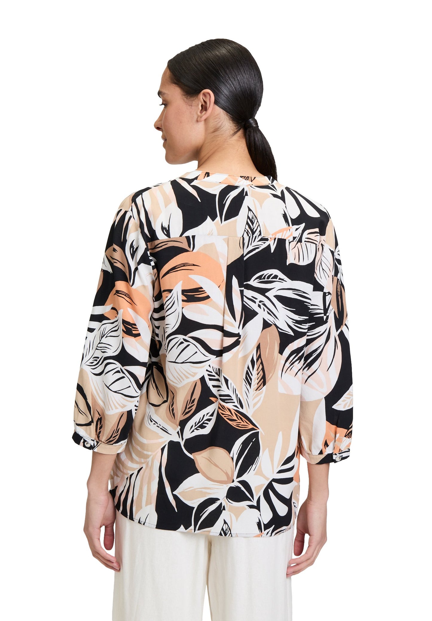 Schlupfbluse (Black/brown)