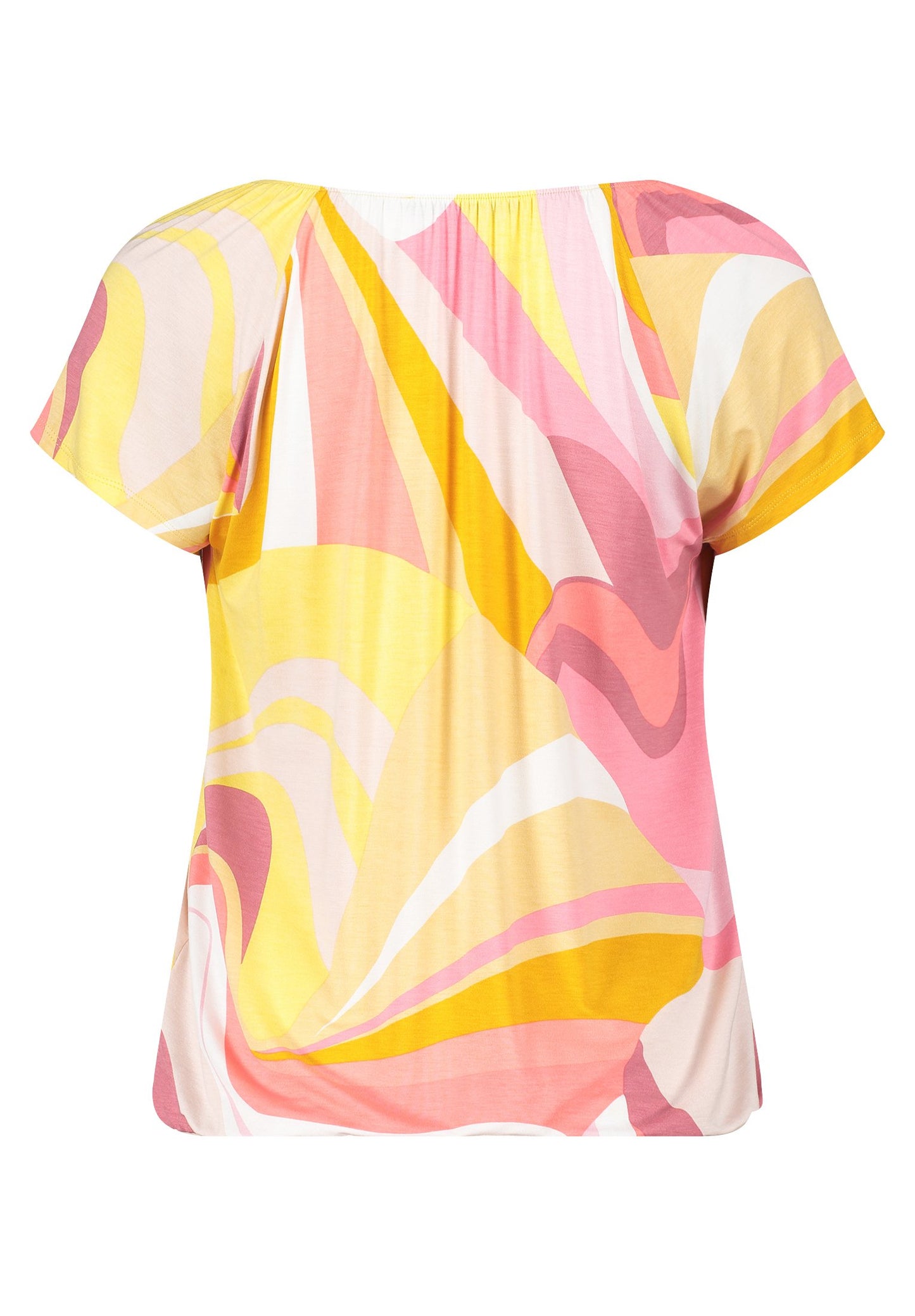 Printshirt (Rosé/yellow)