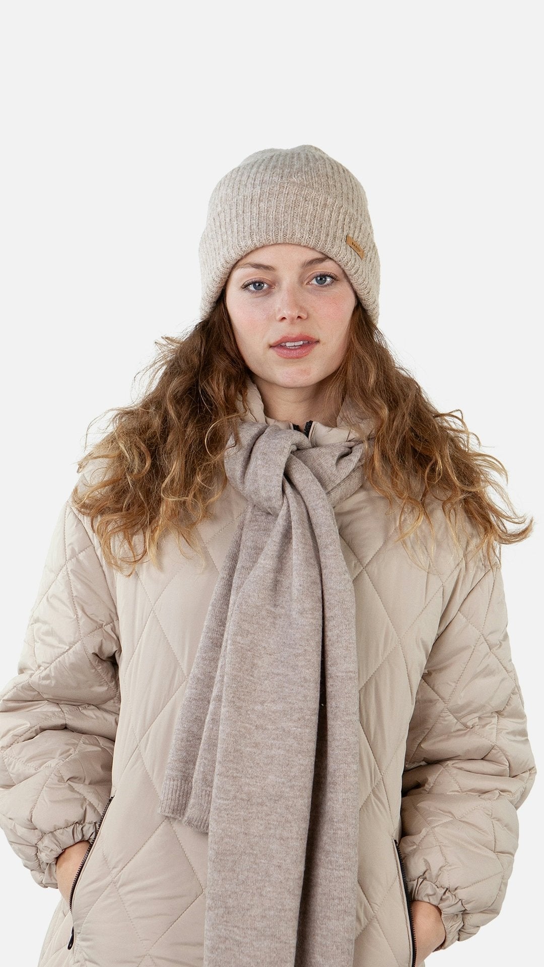 Witzia Beanie (Beige Light Brown)