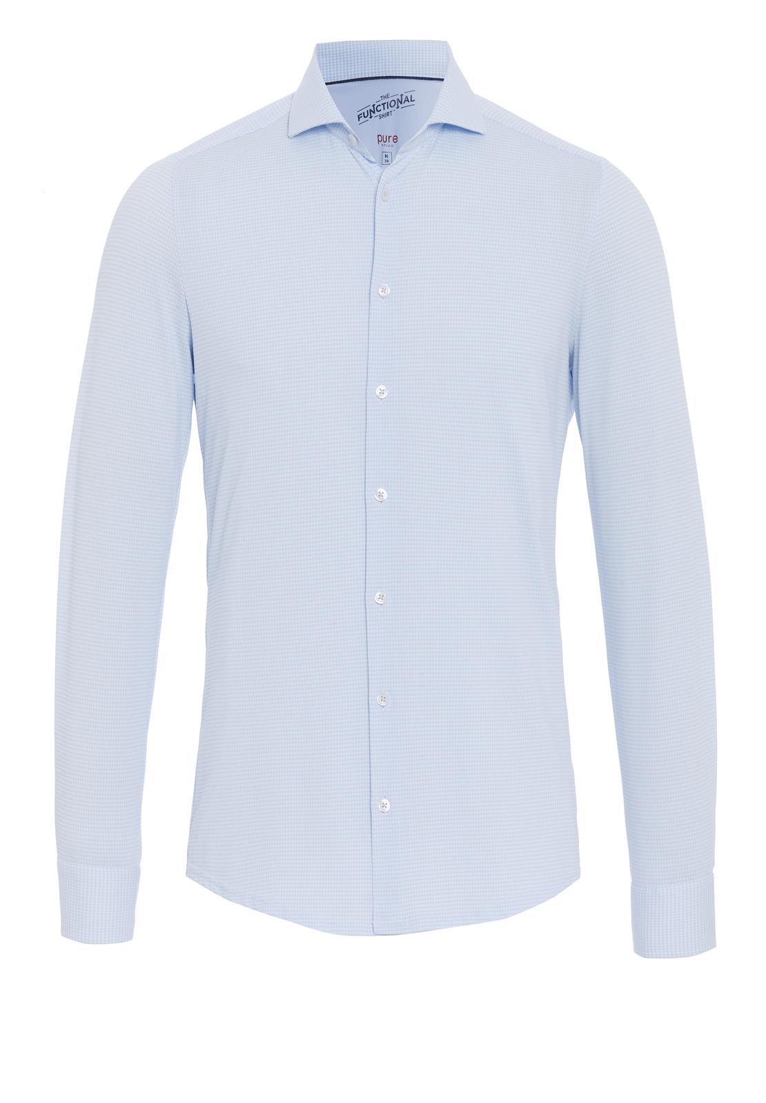 PURE- Functional Hemd Langarm (Uni Hellblau)
