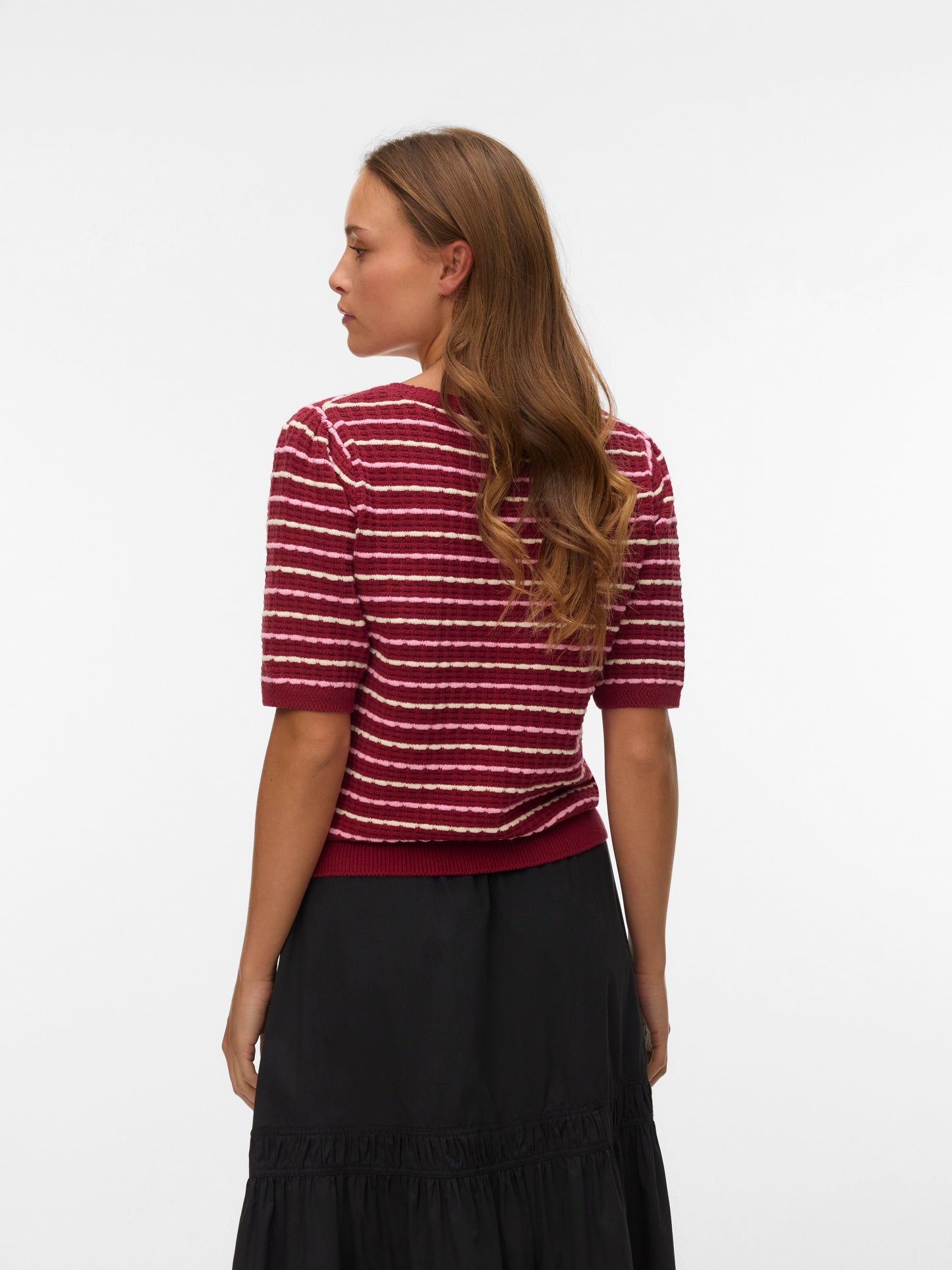 Vmmonica 2/4 O-neck Pullover Boo (Biking Red)