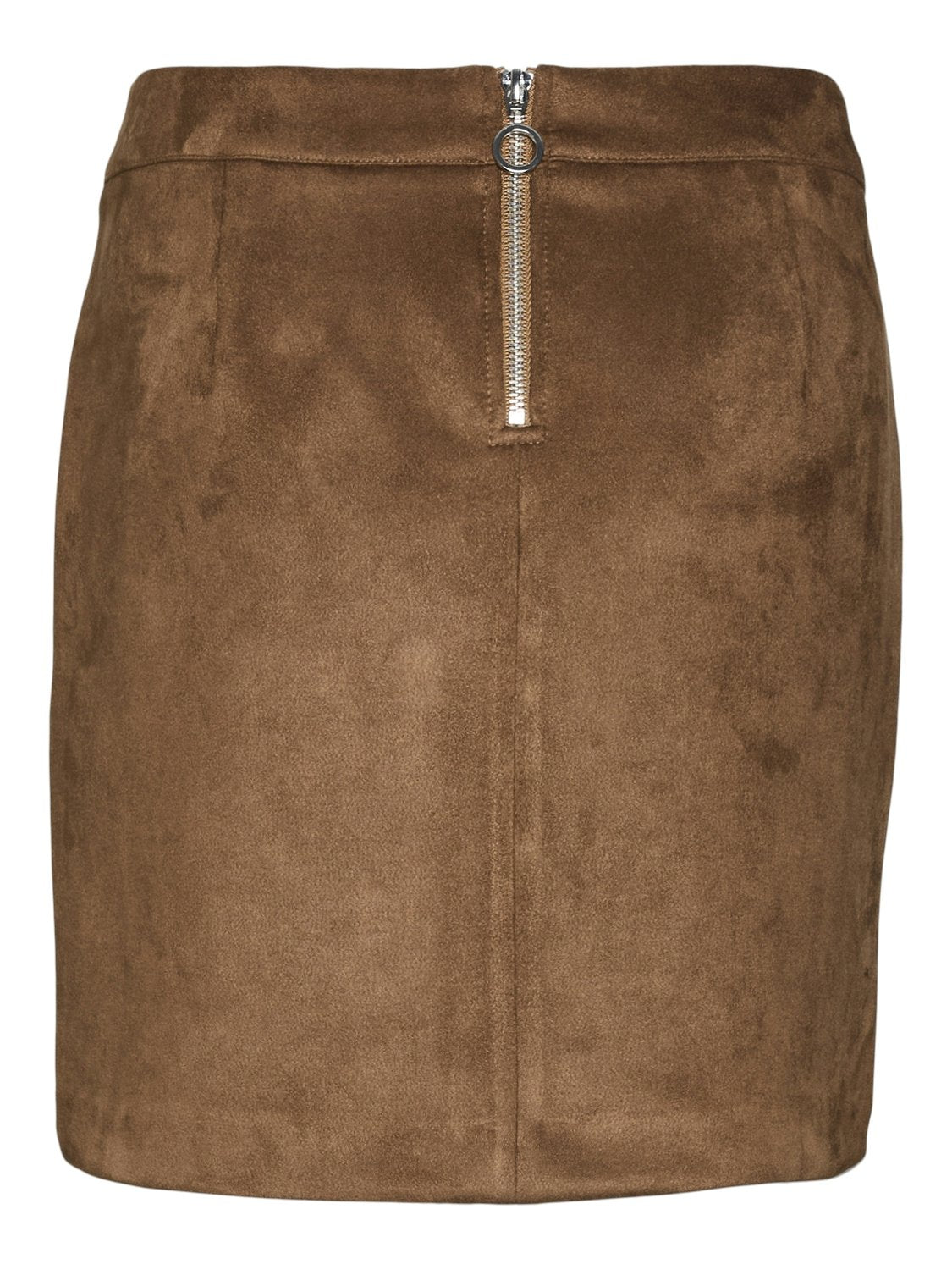 Vmdonnadina Fauxsuede Short Skirt Noos (Cognac)