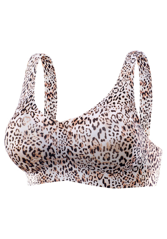 NUANCE Bralette bra (Leo Print)