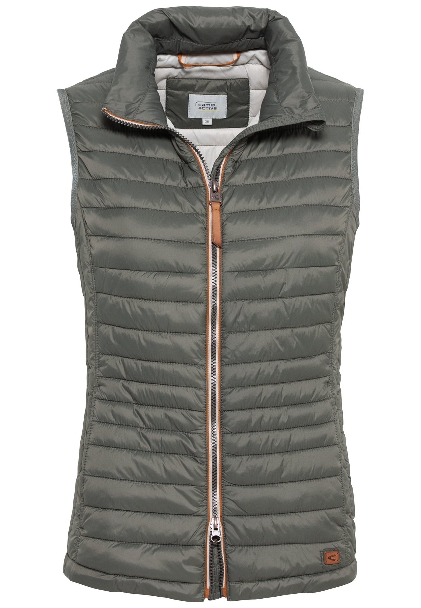 Steppweste aus 100% recyceltem Material (Khaki)