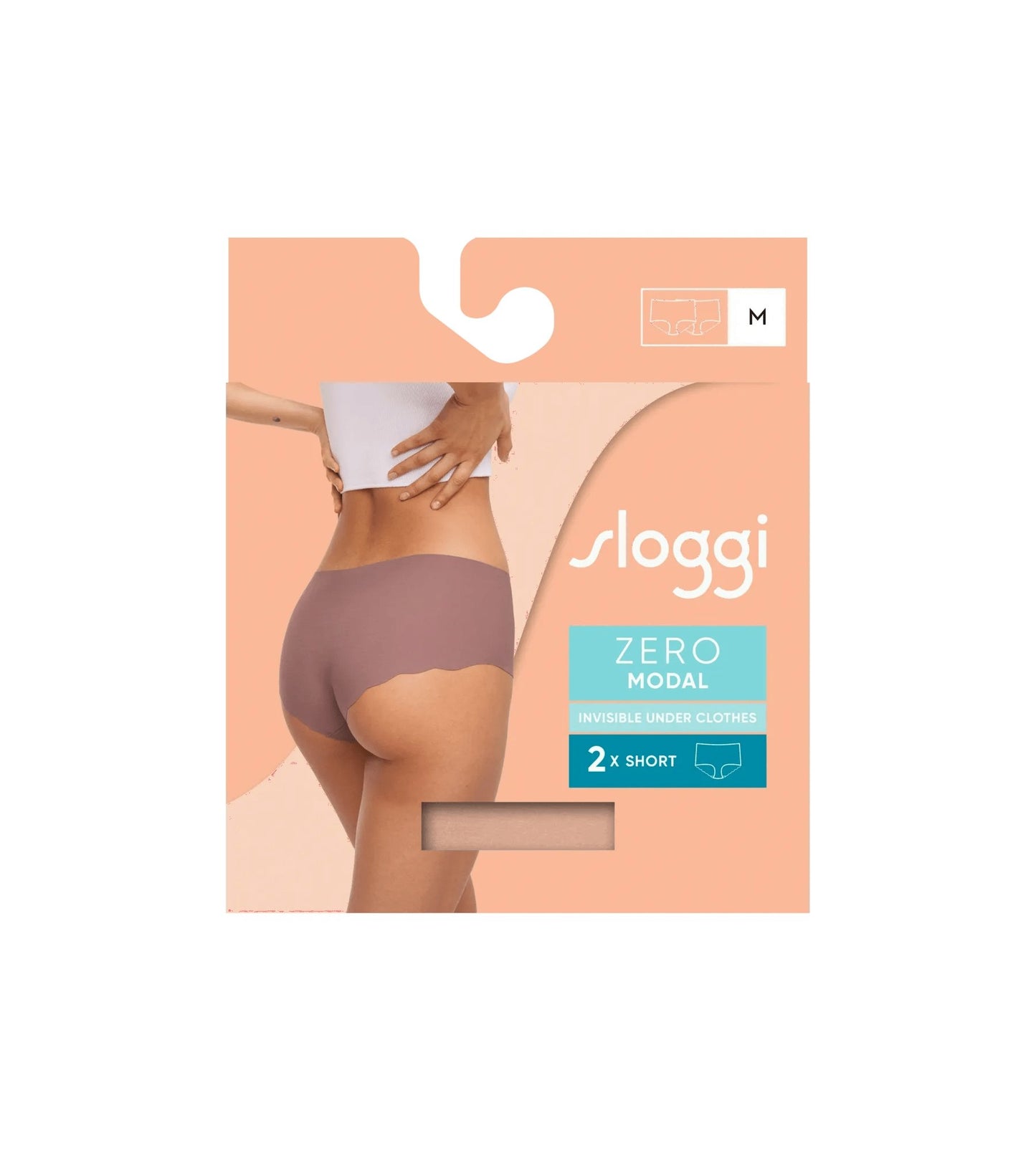 sloggi ZERO Modal 2.0 Short 2P (00me Cameo Brown)