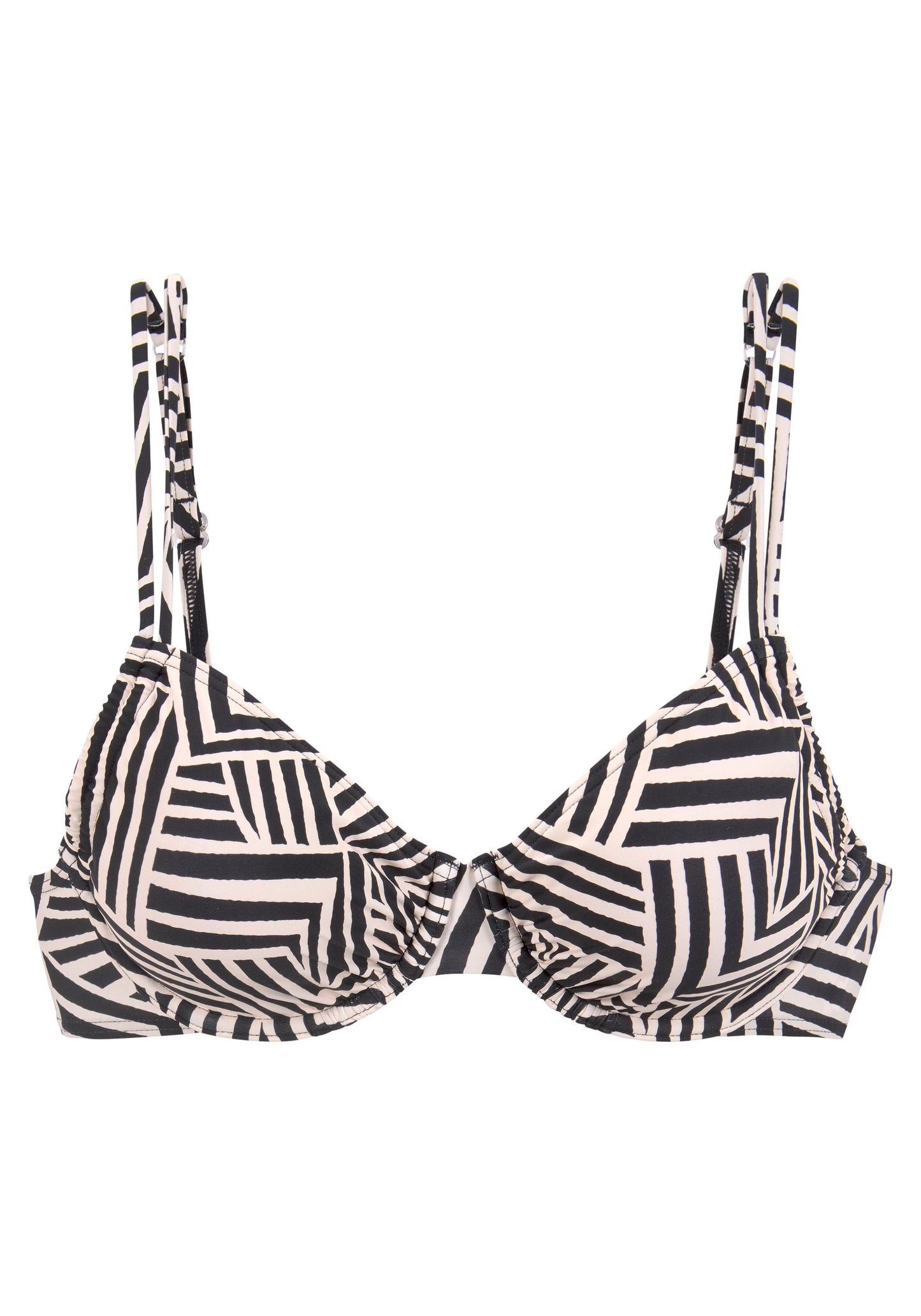 lascana Bügel-Top (Black-creme)