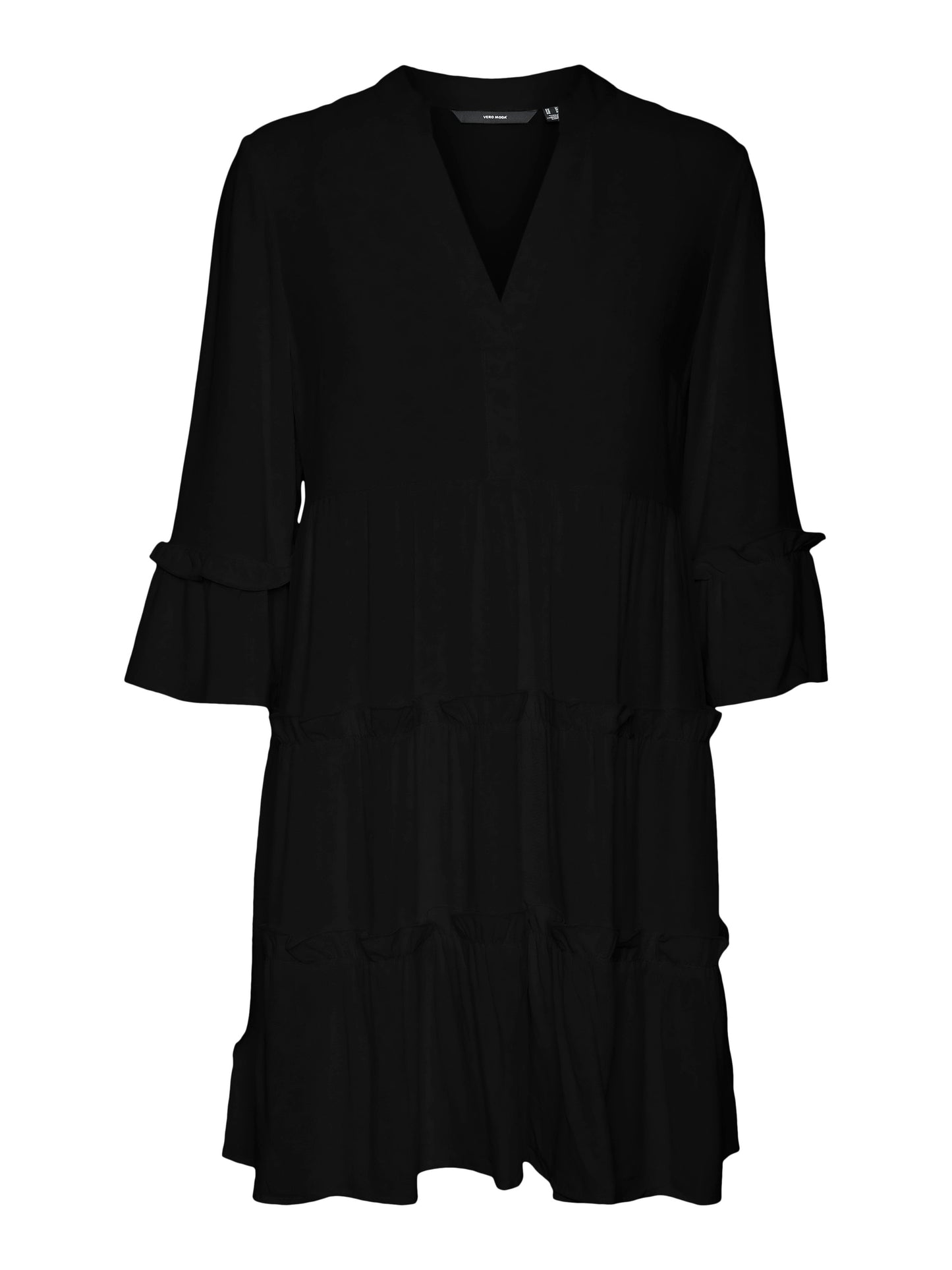 Vmeasy Joy 3/4 Short Dress Wvn Ga (Black)