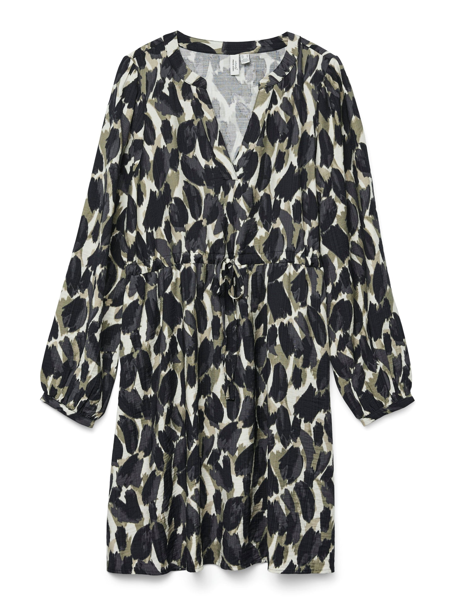 Vmfanini L/s Short Dress Wvn Btq Ga (Mermaid/fa)