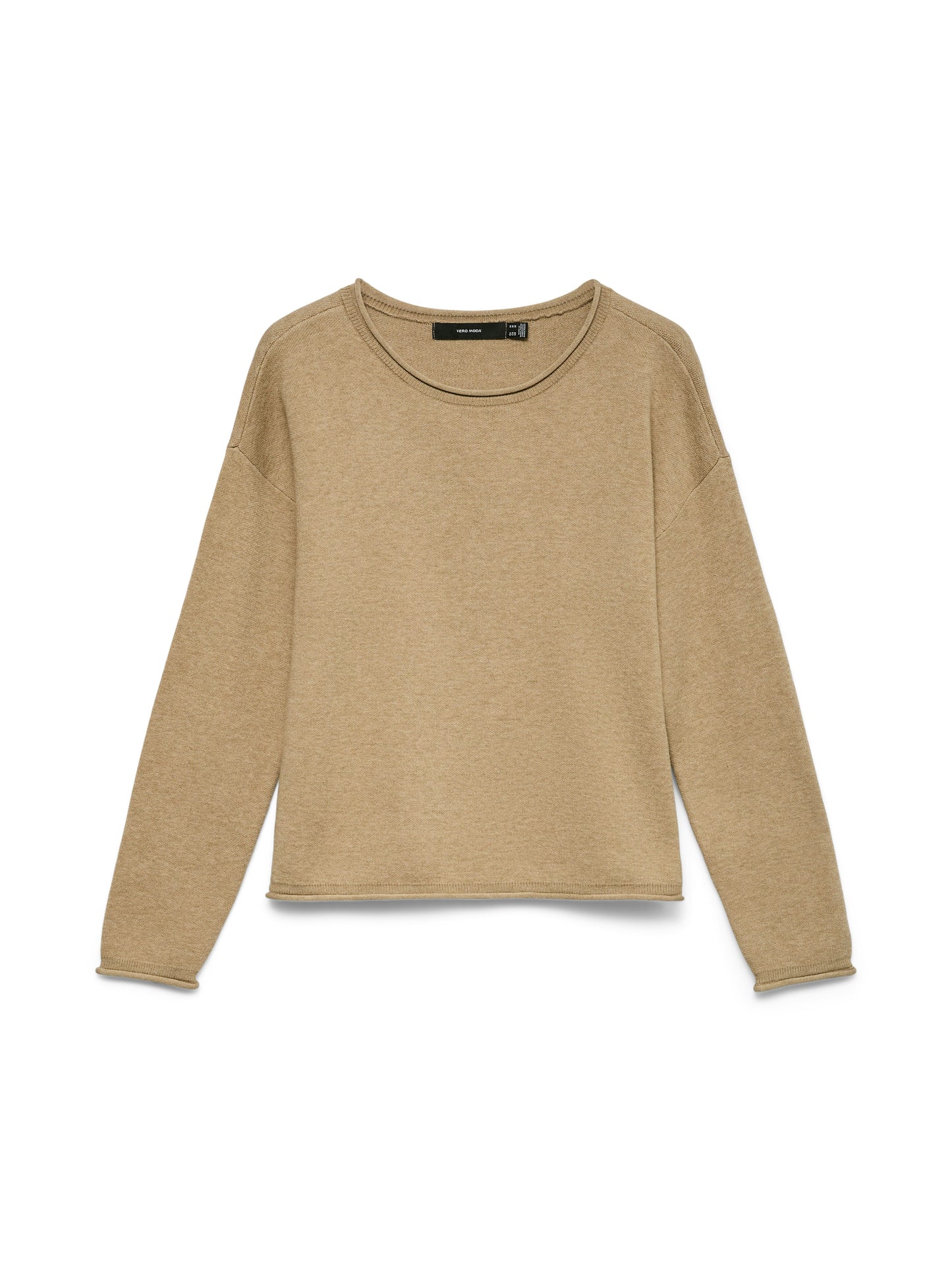 Vmsaba Roll Ls O-neck Pullover Ga Noos (Silver Min)