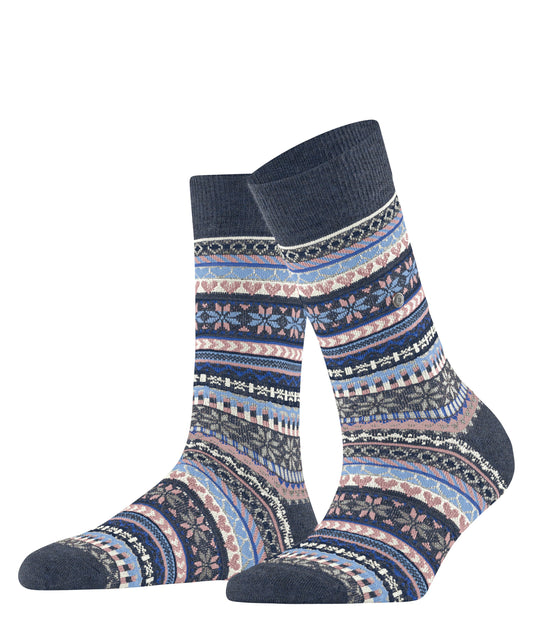 Burlington Fair Isle Delight Damen (Dark Blue Mel.)