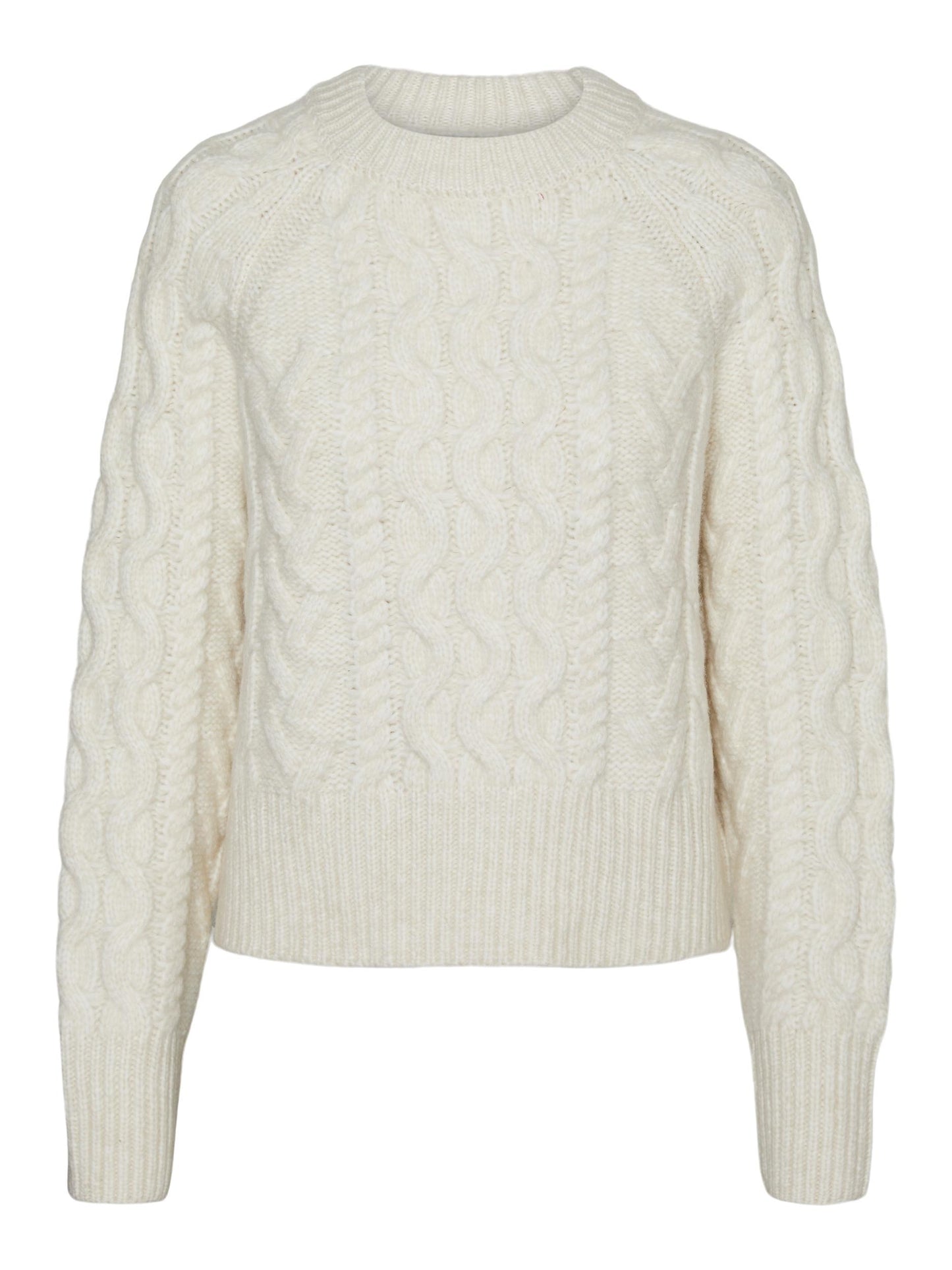 Vmbirgitte Ls O-neck Pullover (Mint/w. Me)