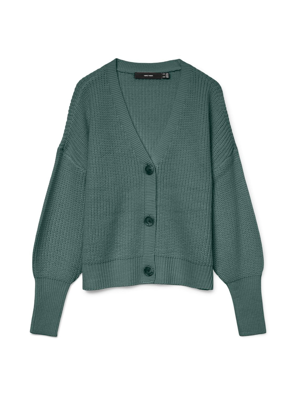 Vmlea Ls V-neck Cuff Cardigan Noos (Balsam Green)