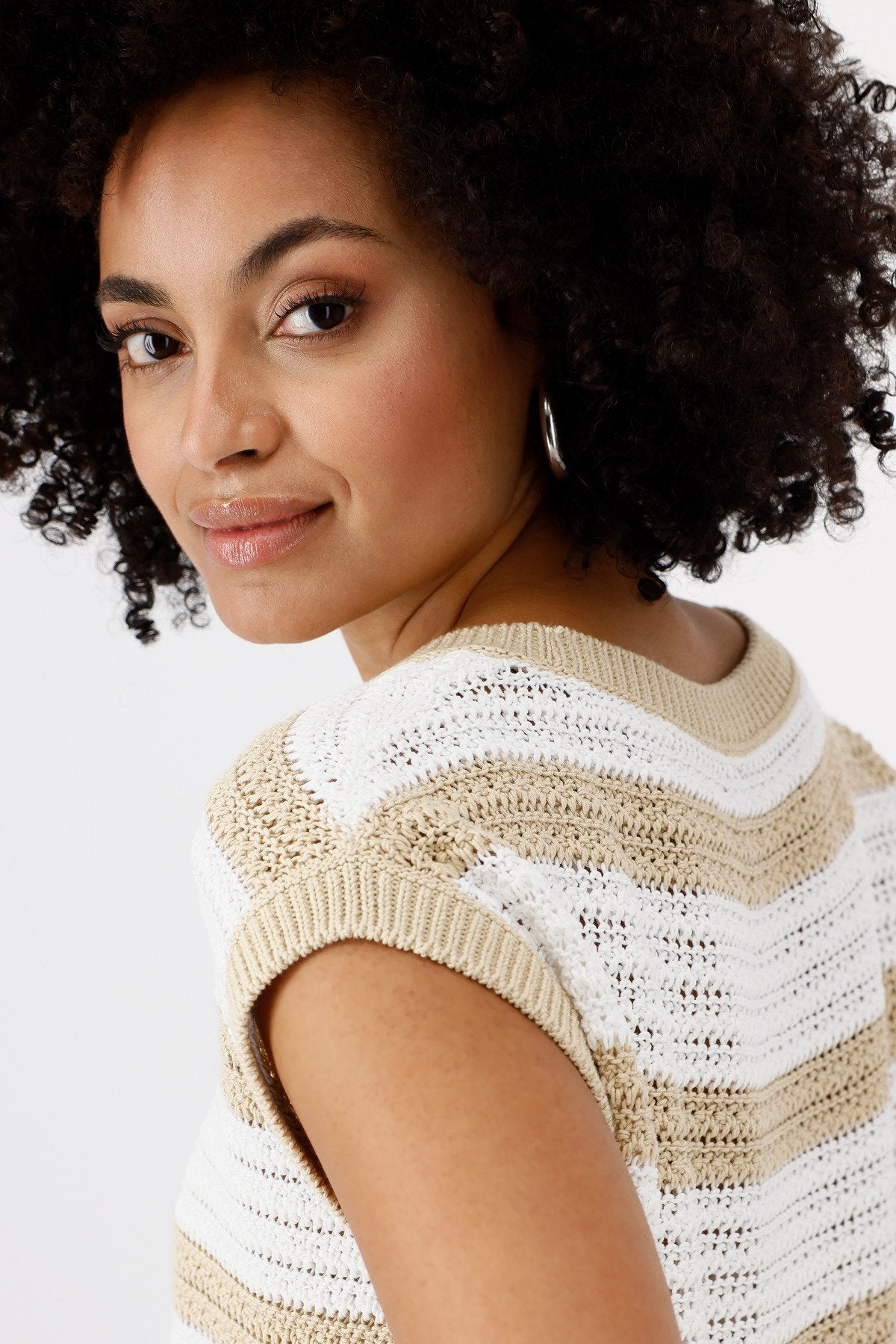 Pullover (Camel Ringel)