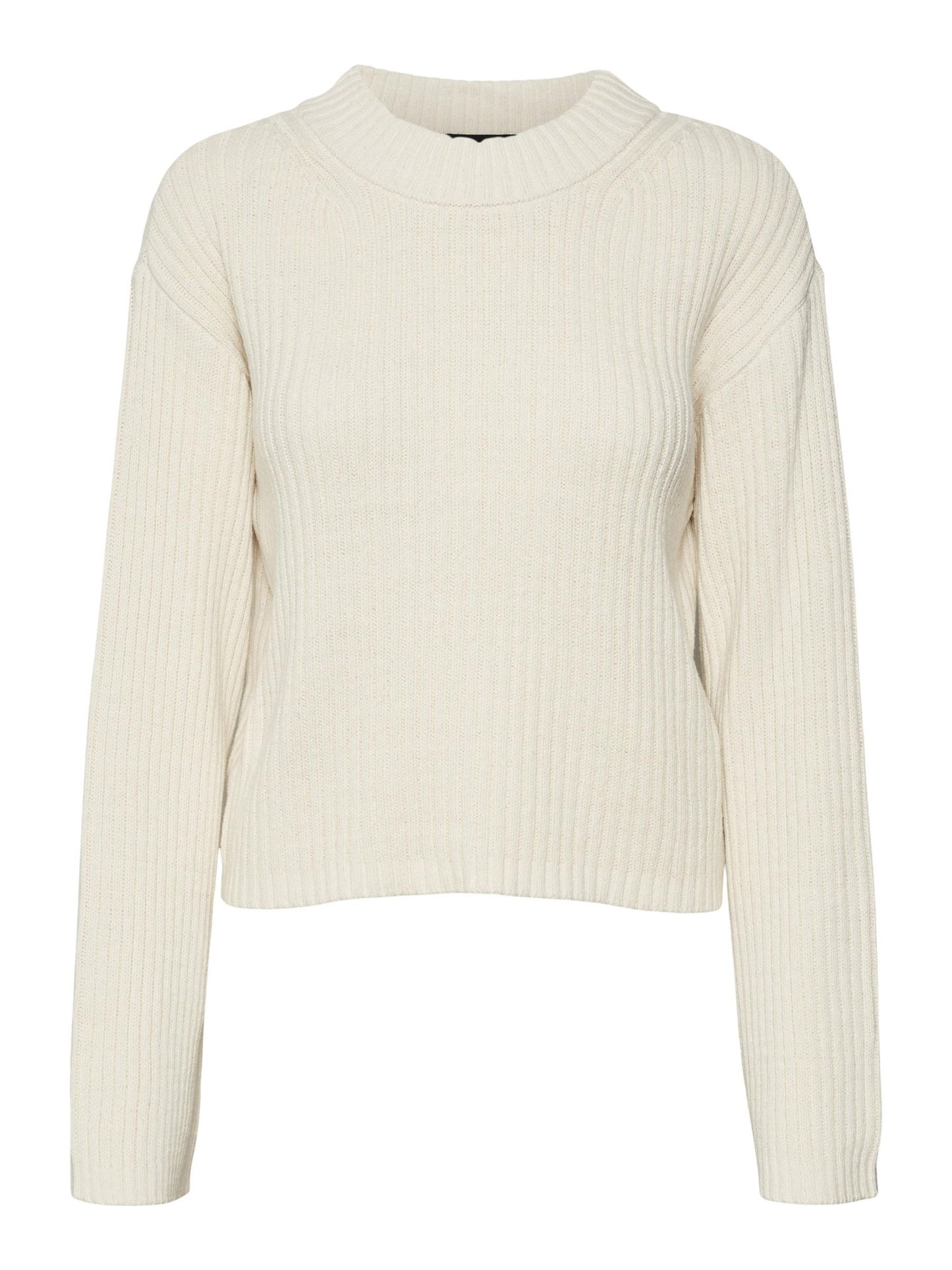 Vmhilde Ls O-neck Short Pullover Noos (Birch)