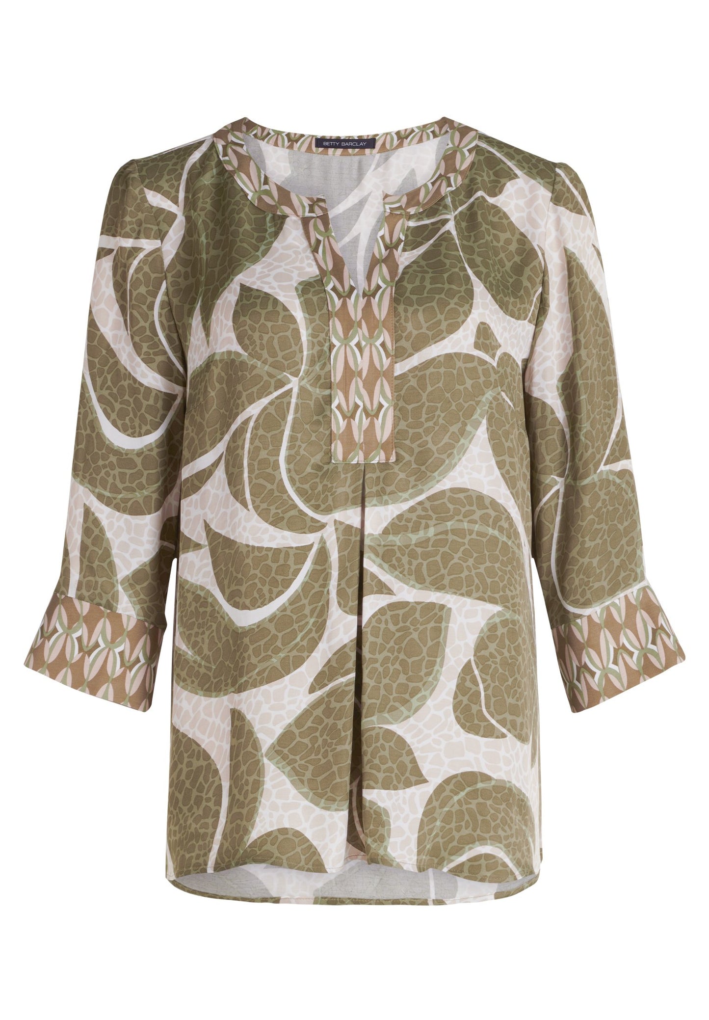 Schlupfbluse (Khaki/nature)