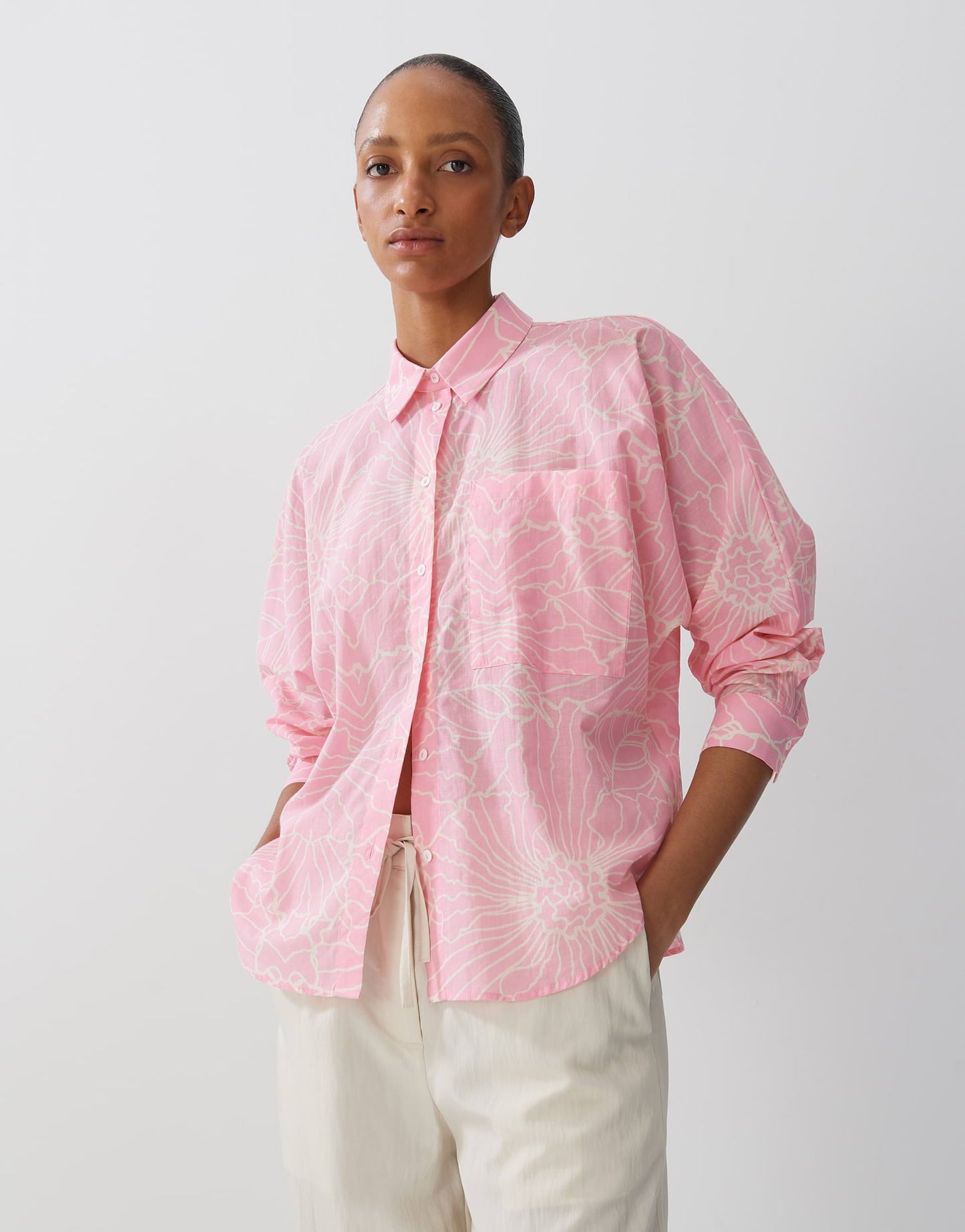 Zarine floral (Faded Pink)