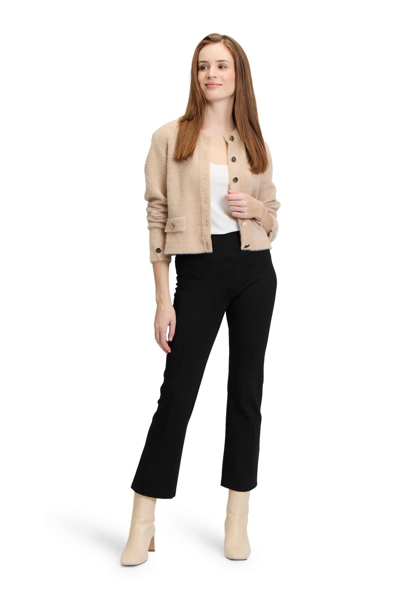 Grobstrickjacke (Classic Beige)