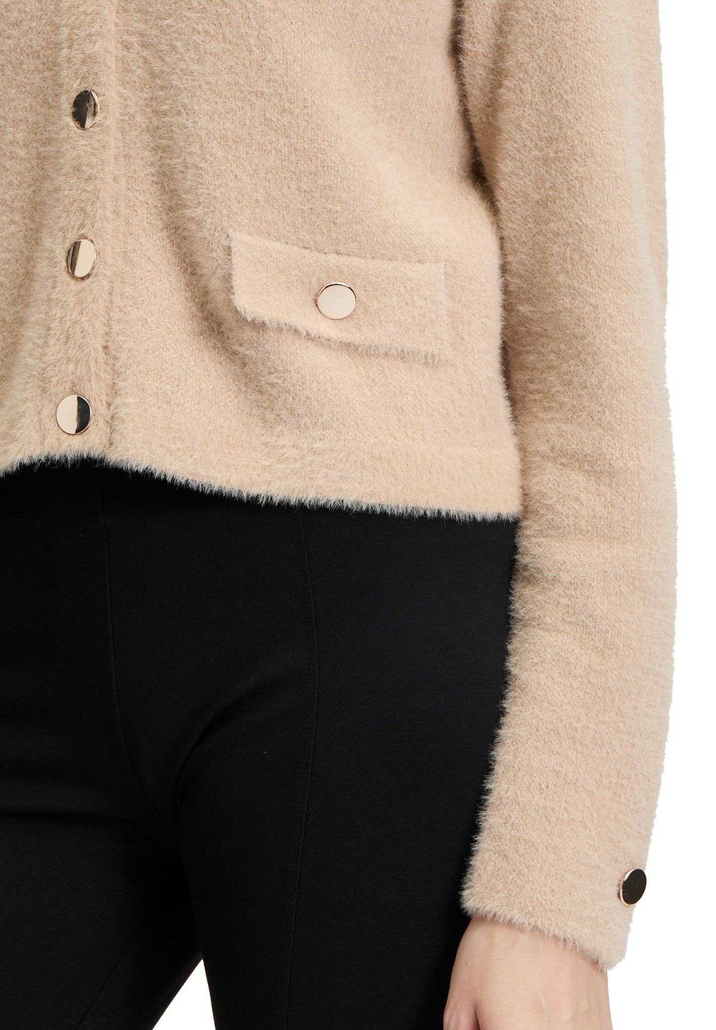 Grobstrickjacke (Classic Beige)