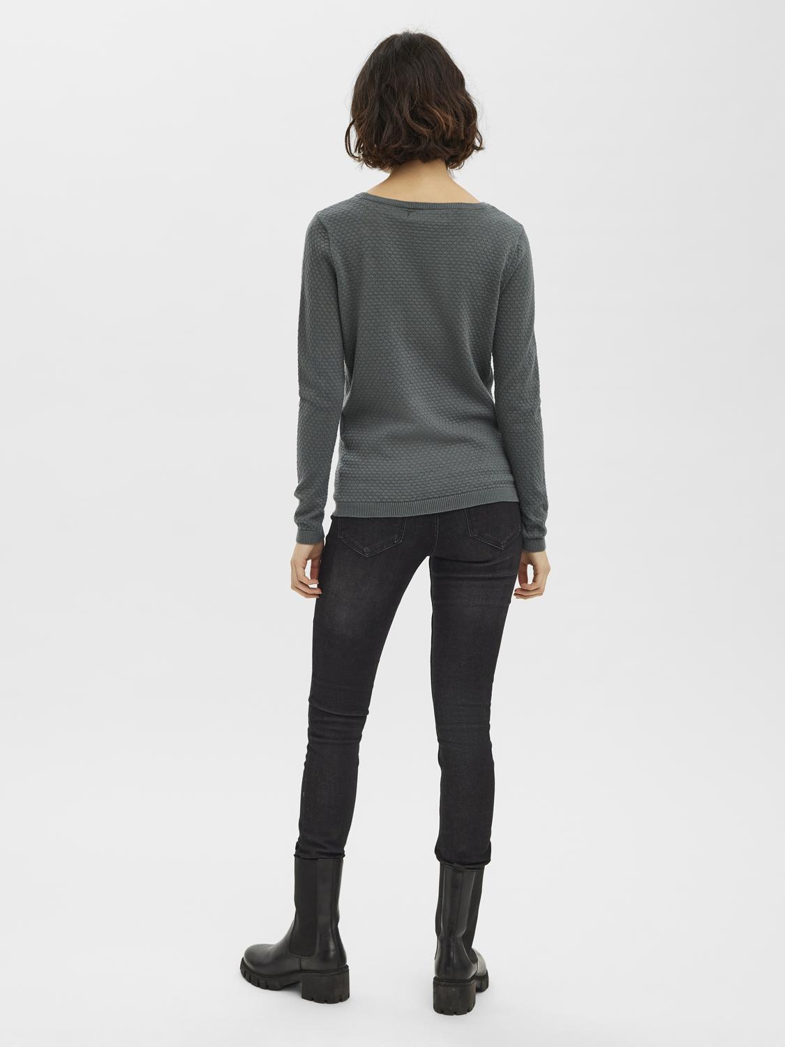 Vmcare Structure Ls O-neck Blou Noos (Balsam Green)