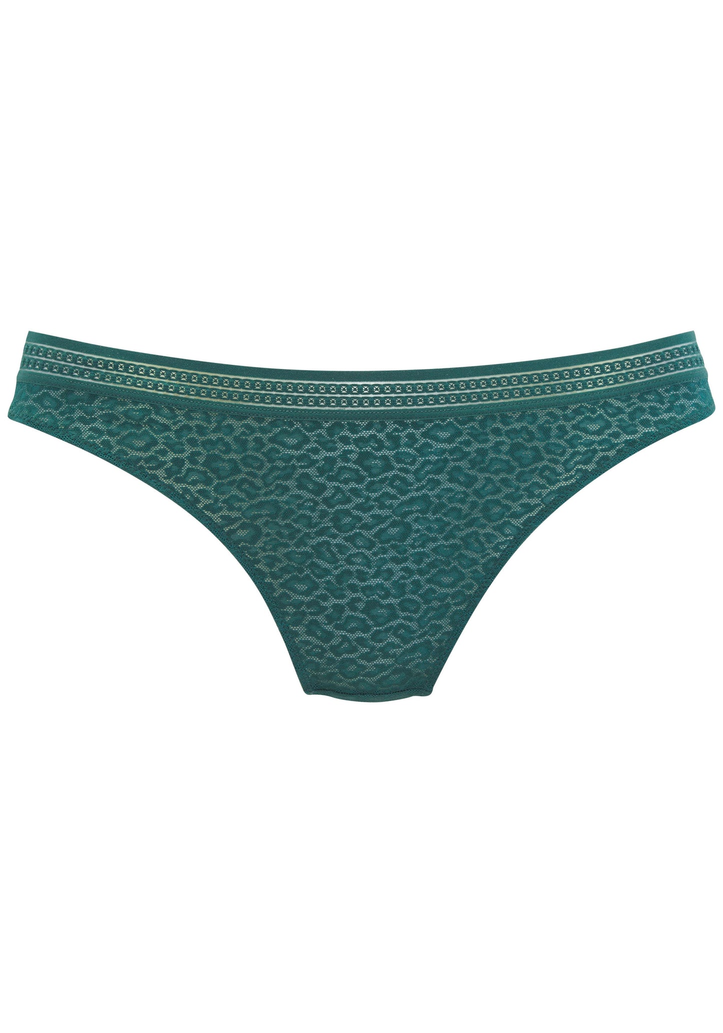 LASCANA thong full lace (Fir Green)