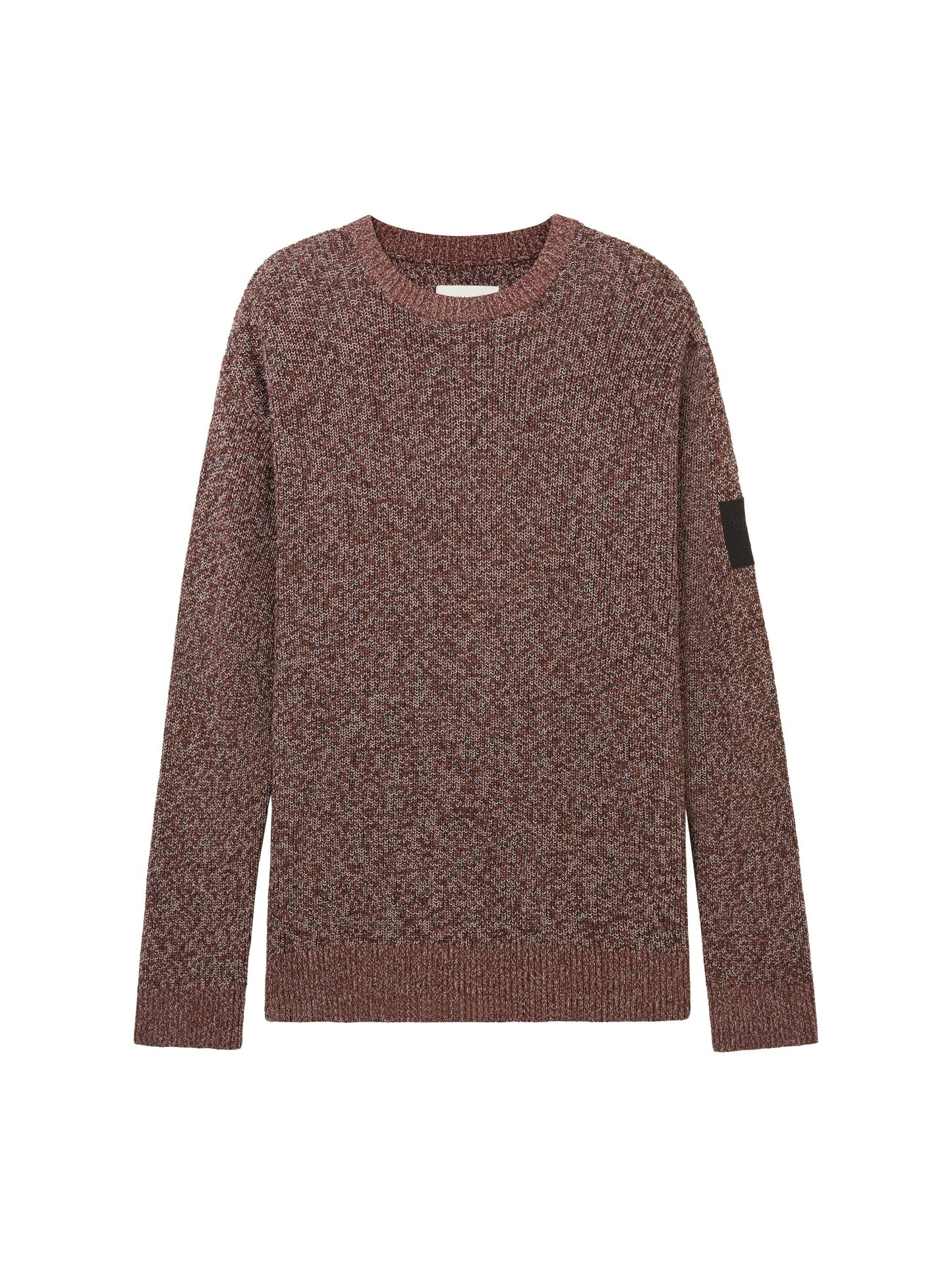 relaxed multicolor knit (Russet Brown M)