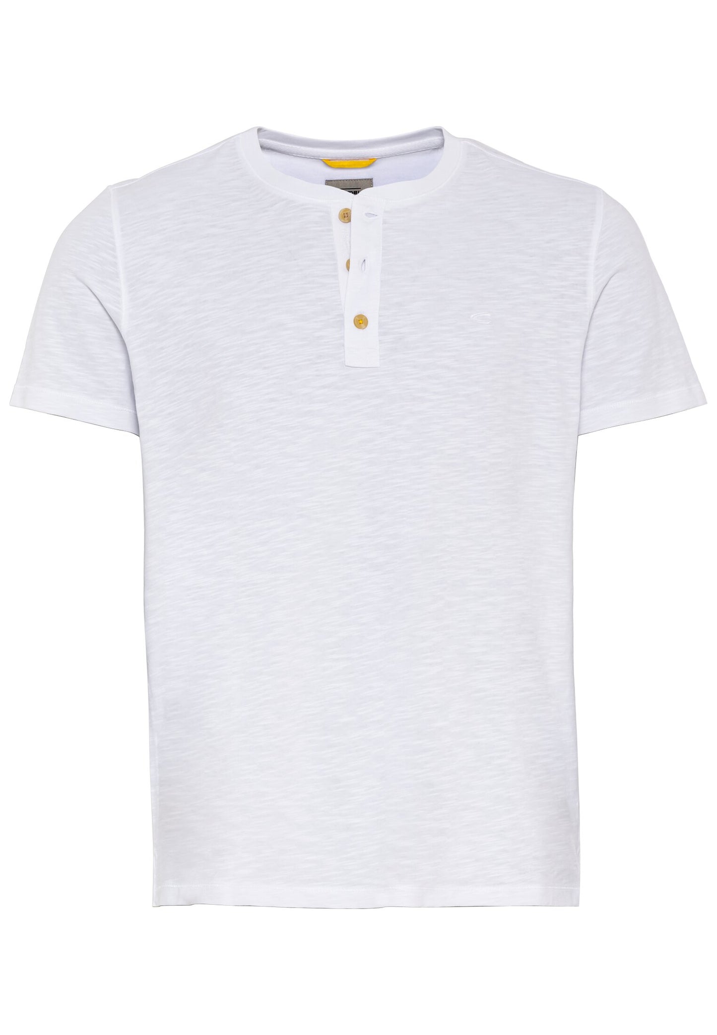 Kurzarm Henley aus Organic Cotton (Broken White)