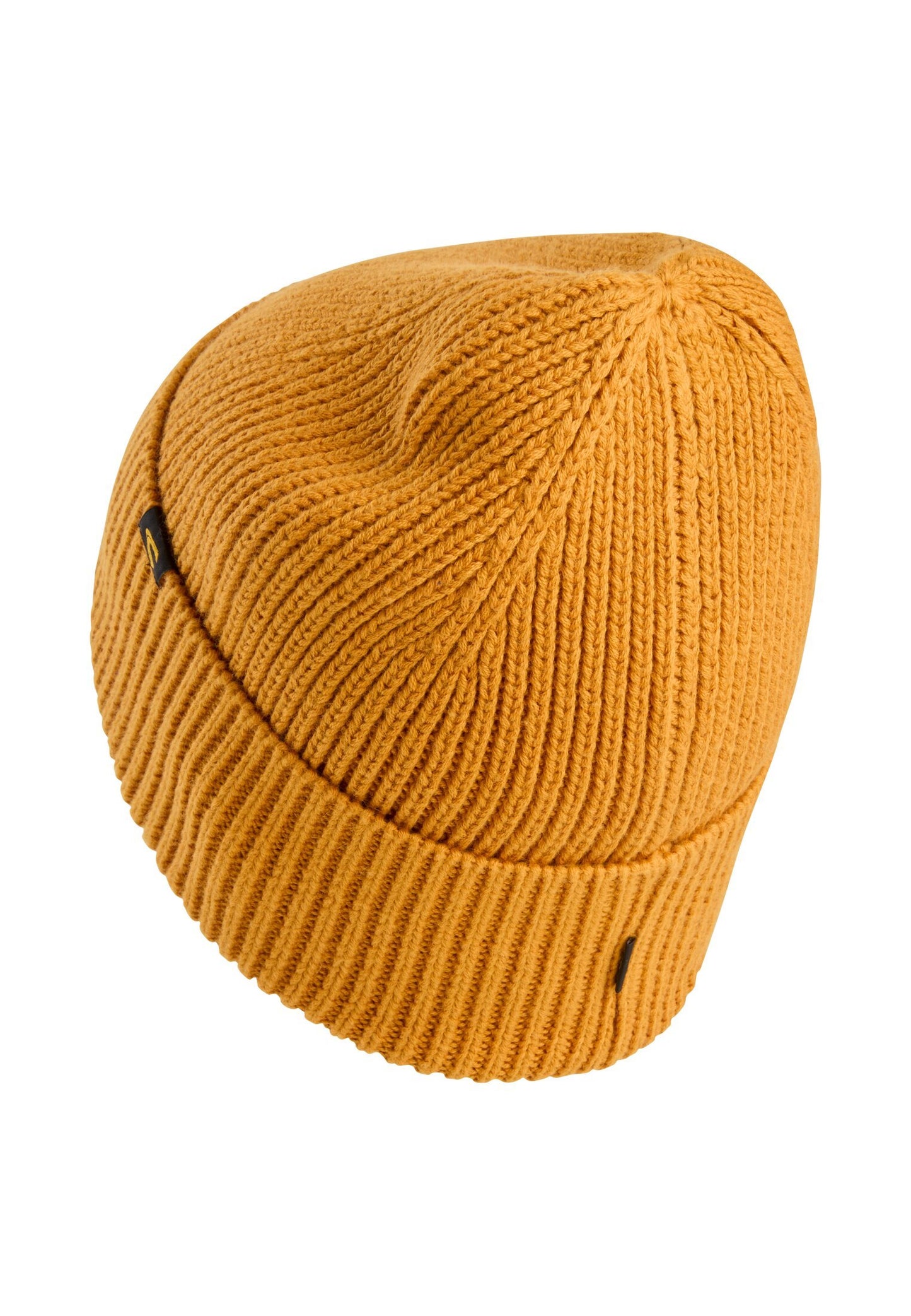 Beanie aus einem Baumwoll-Kaschmir Mix (Burned Yellow)