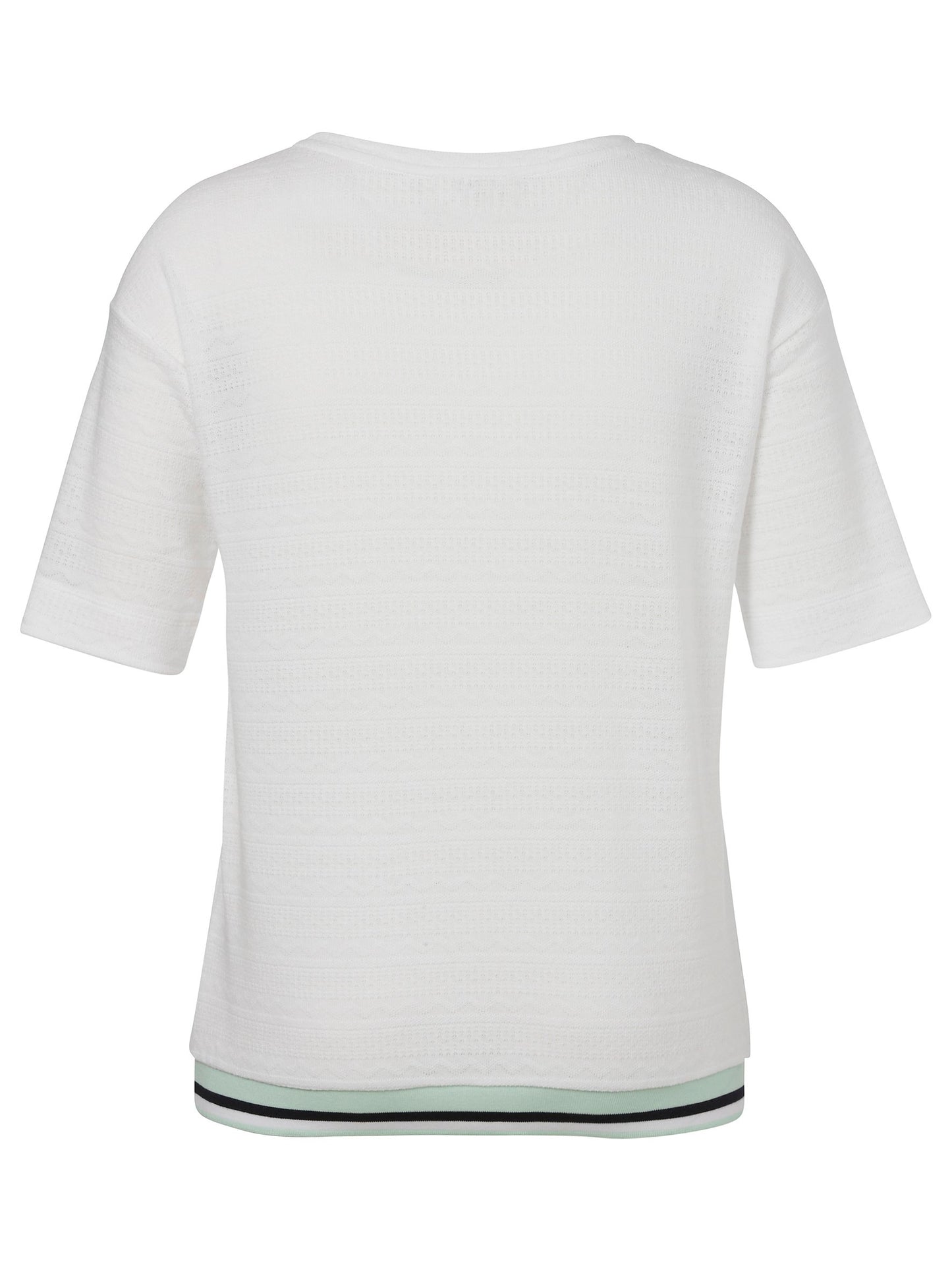 T-Shirt Rundhals 1/2 Arm (White Multicolor)
