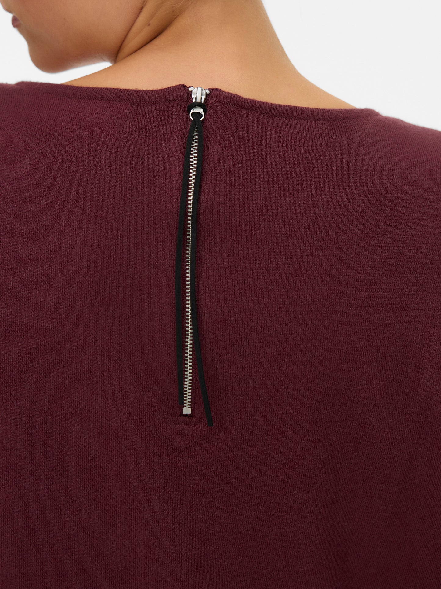Vmbreeze Aura Ls Zipper Blouse Noos (Winetasting)