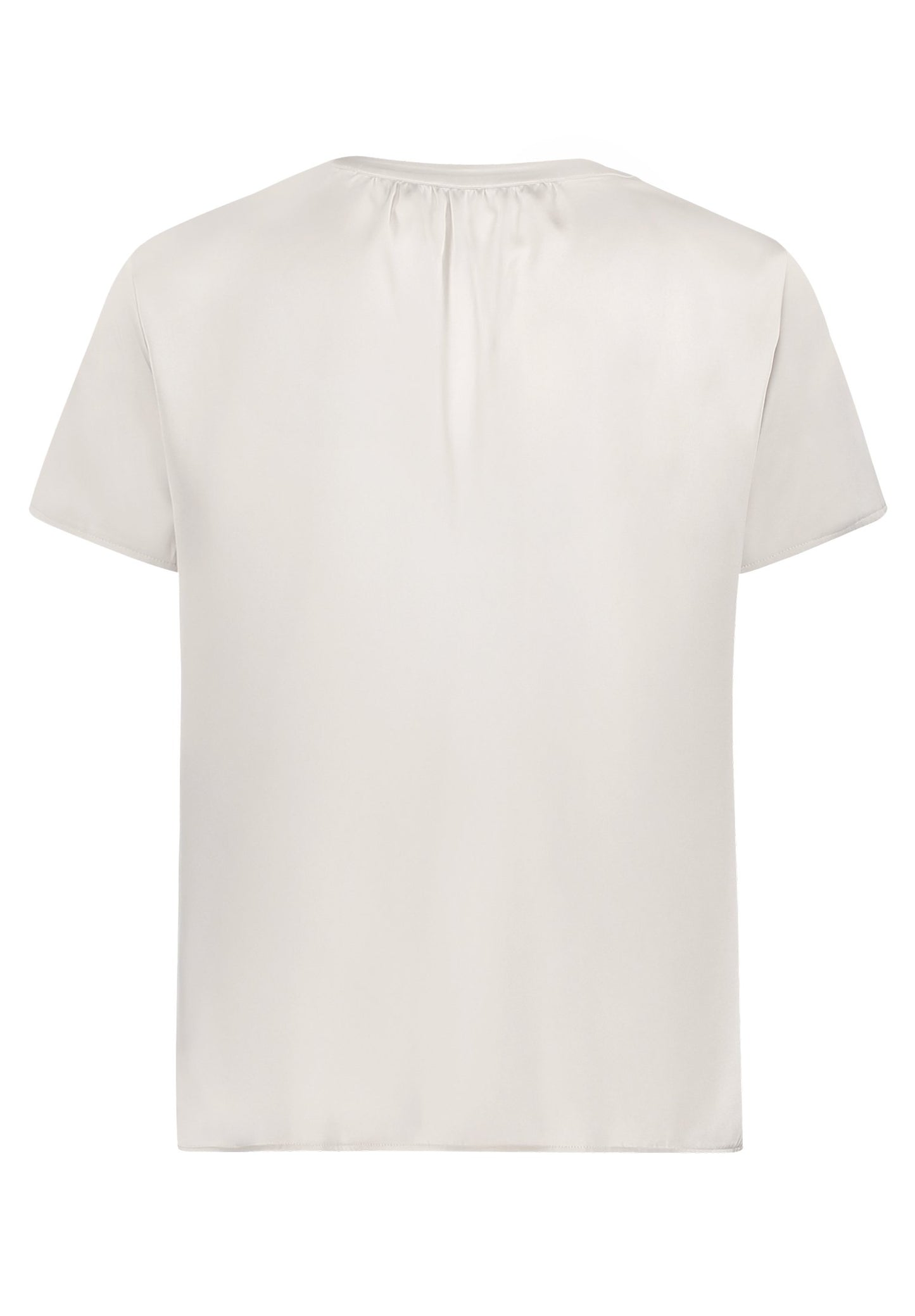 Satin-Bluse (Light Beige)
