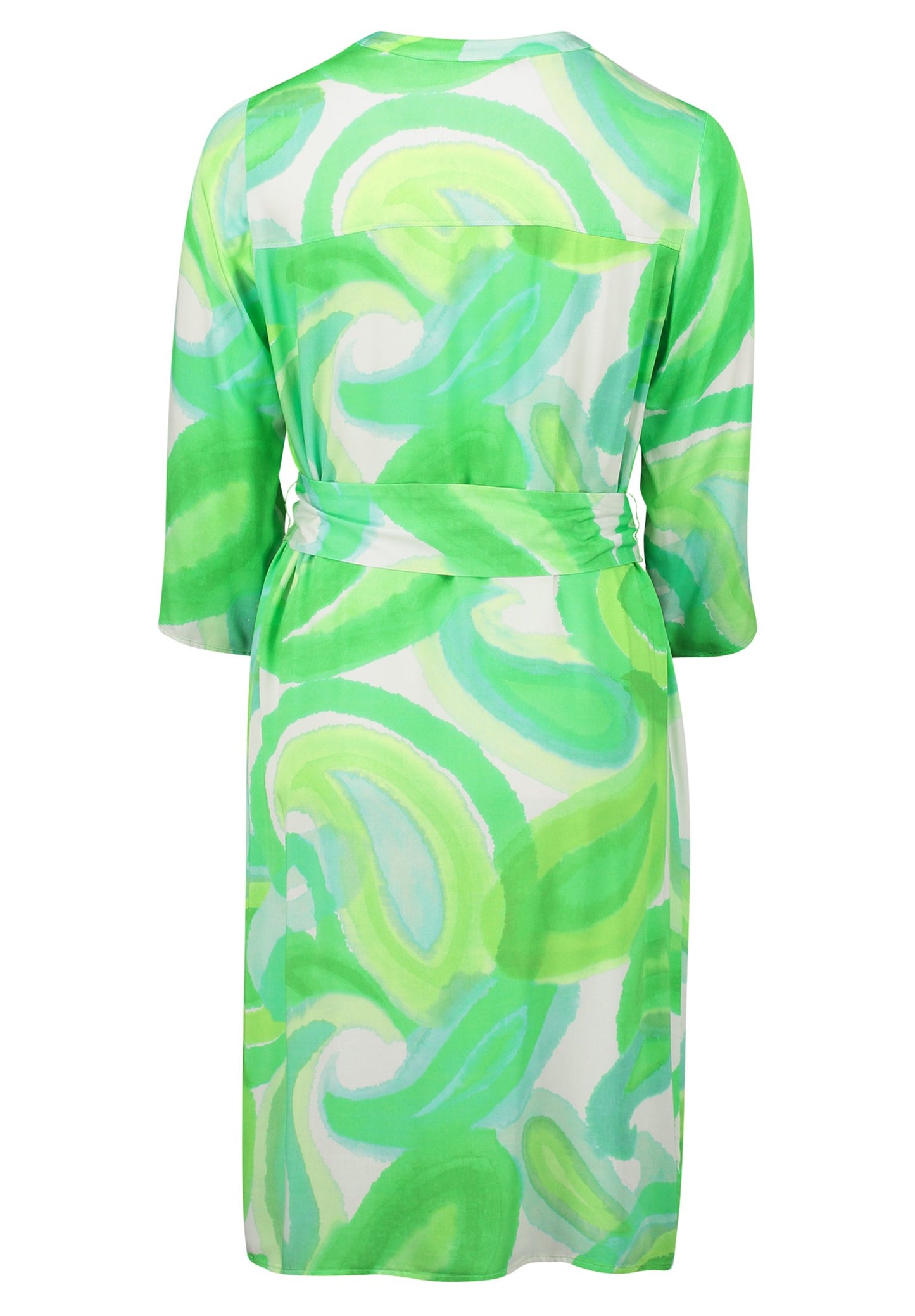 Blusenkleid (Cream/green)