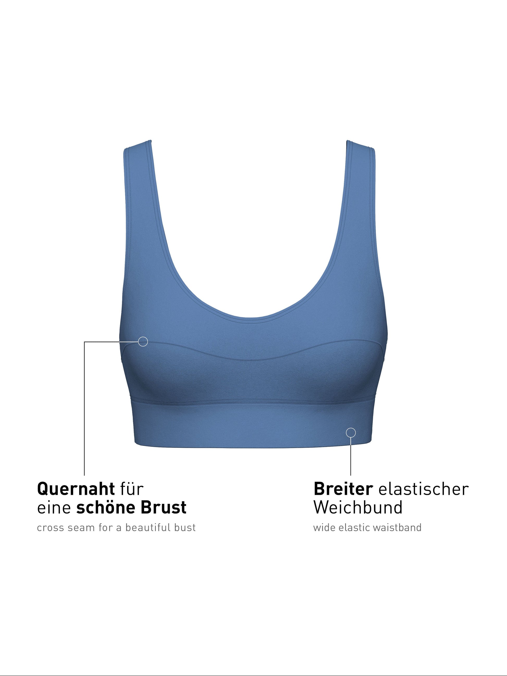 WOMEN Bustier (Riviera Blue)